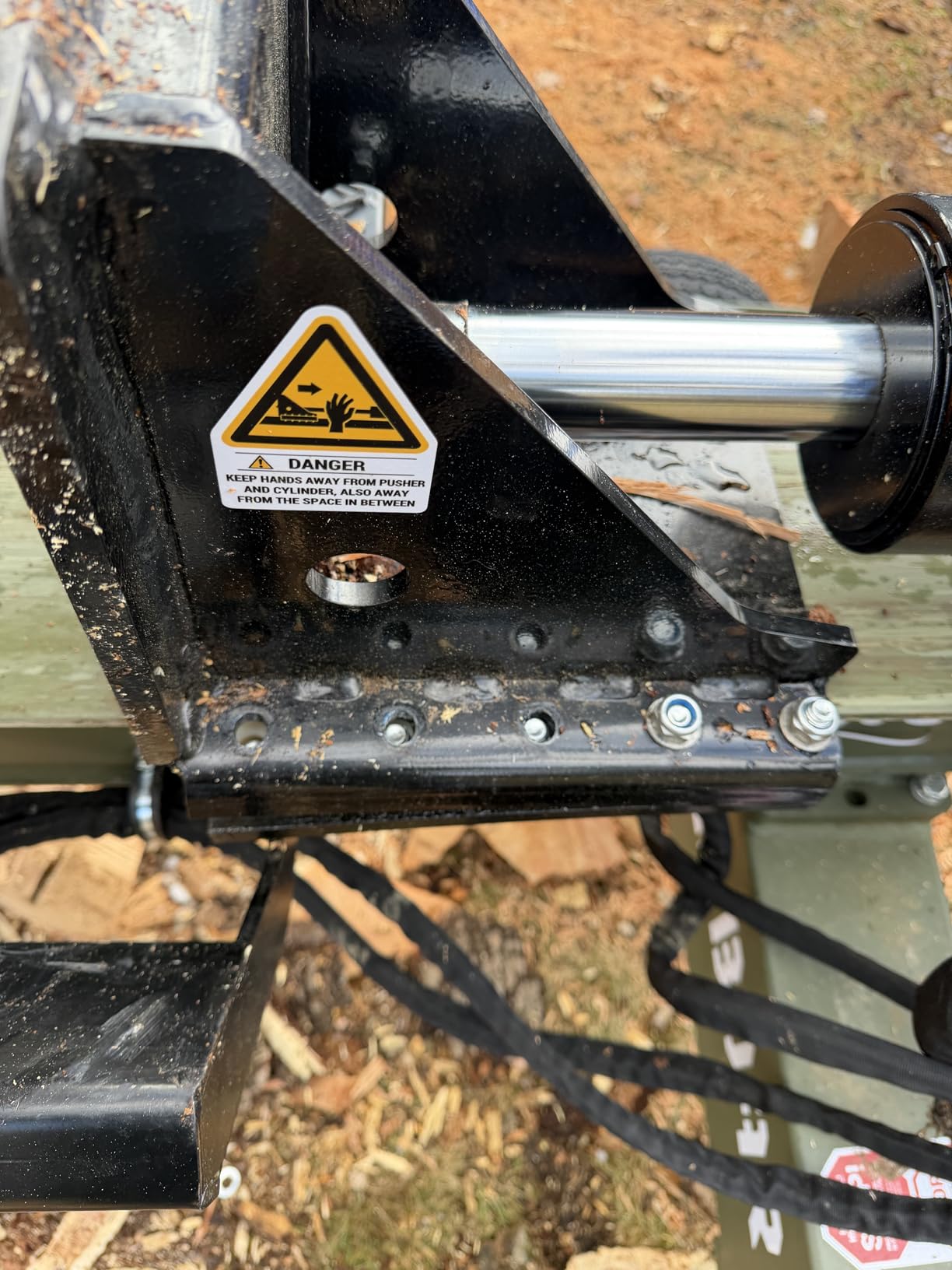 35 Ton 306cc Gas Log Splitter with 4-Way & 6-Way Wedges, Hydraulic Log Lift customer photo 2