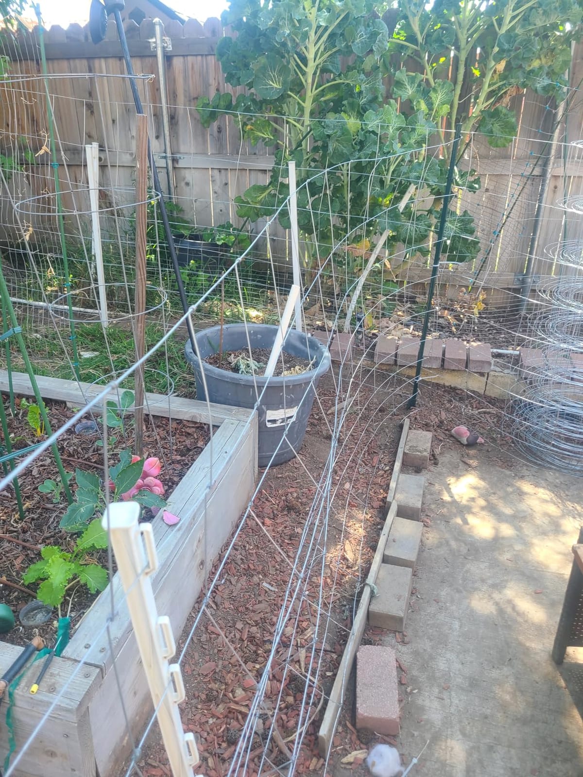 Farm Fence, 4ft x 164ft Galvanized Wire Fencing, Goat, Sheep & Deer, Durable Chain Link Fence, Heavy Zinc Coating Wire Used to Hog Goat Fencing for Yard Garden and Field customer photo 1