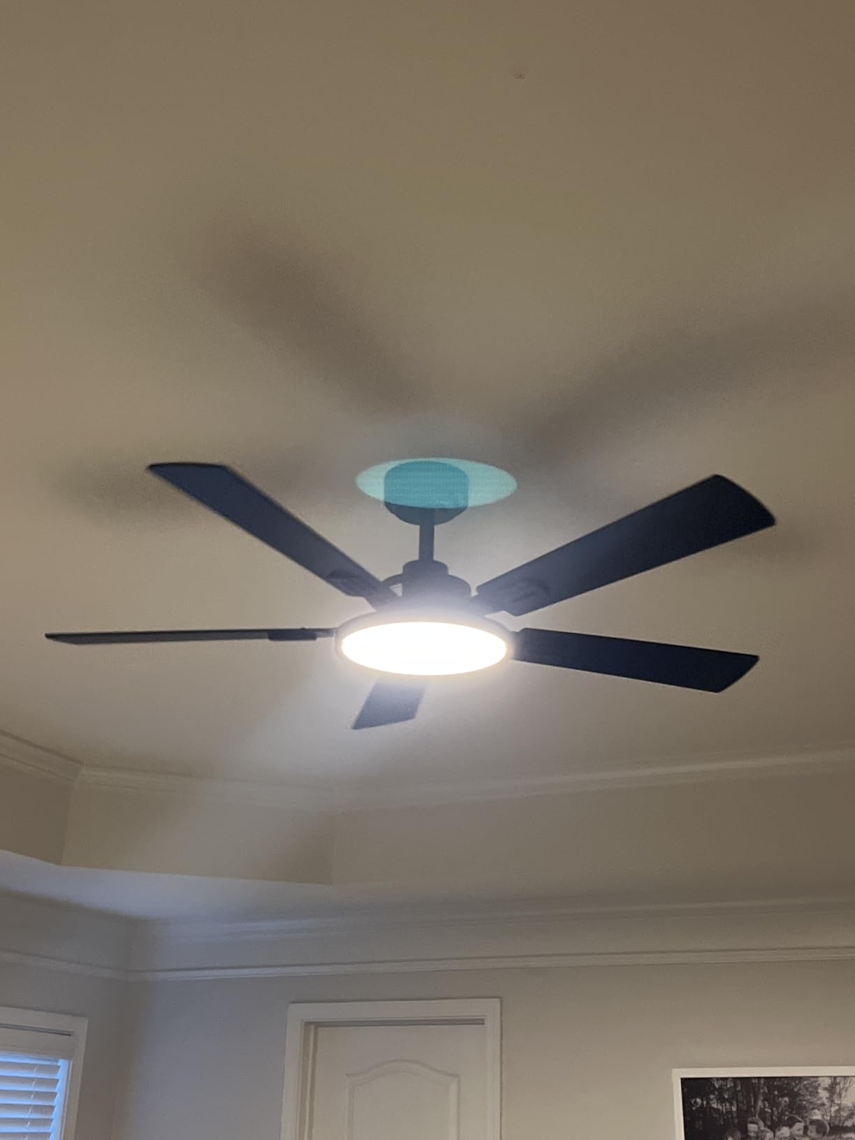 addlon 72 Inch Lagre Ceiling Fans with Lights and Remote Control,Black customer photo 1