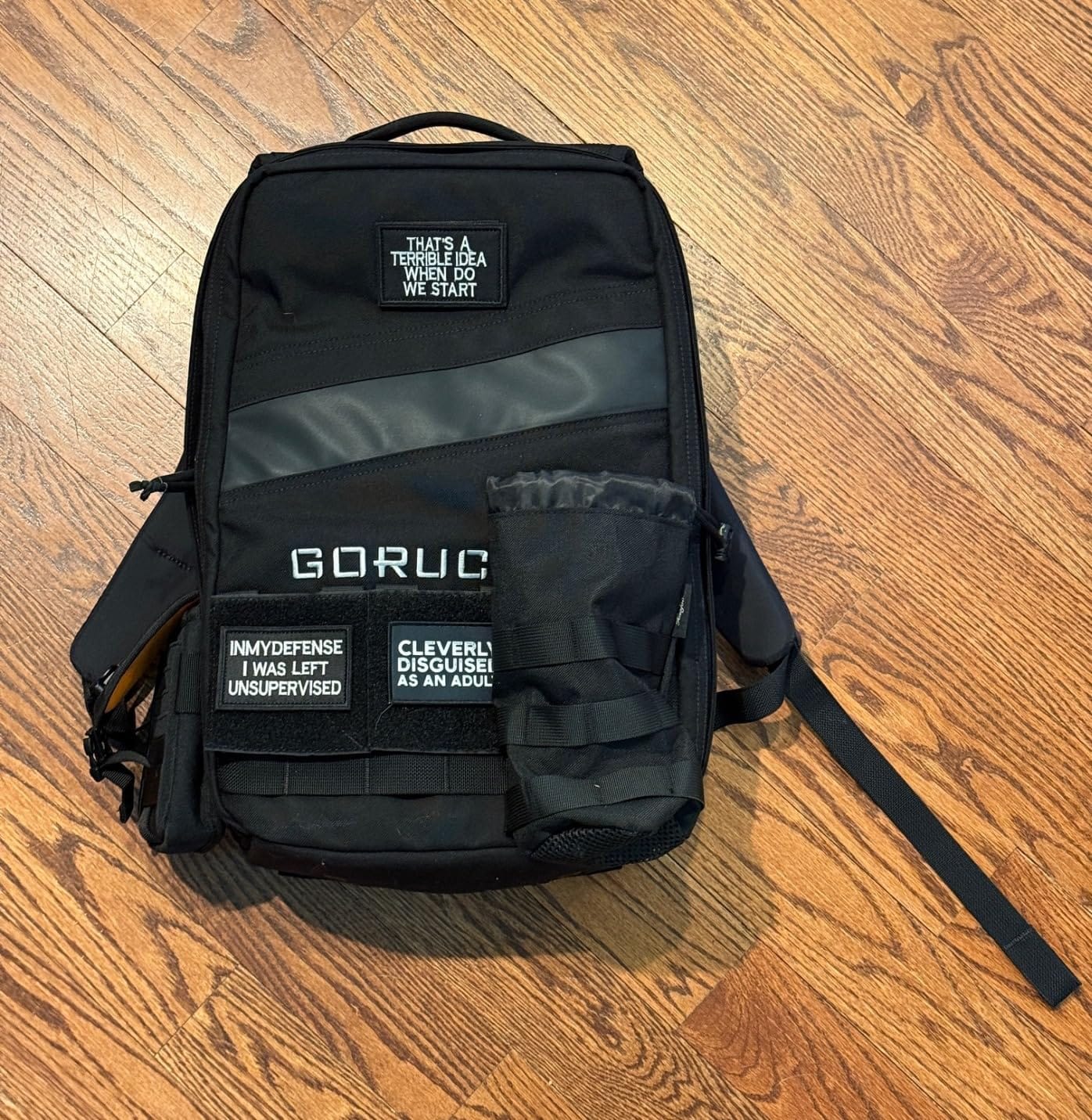 GORUCK Rucker 4.0, Weighted Rucking Backpack, Military Rucksack, Black, 20L | Purpose Built for Rucking, Elevated Ruck Plate Pocket, Extra Padded Straps, MOLLE Webbing, Durable 1000D CORDURA Build customer photo 2