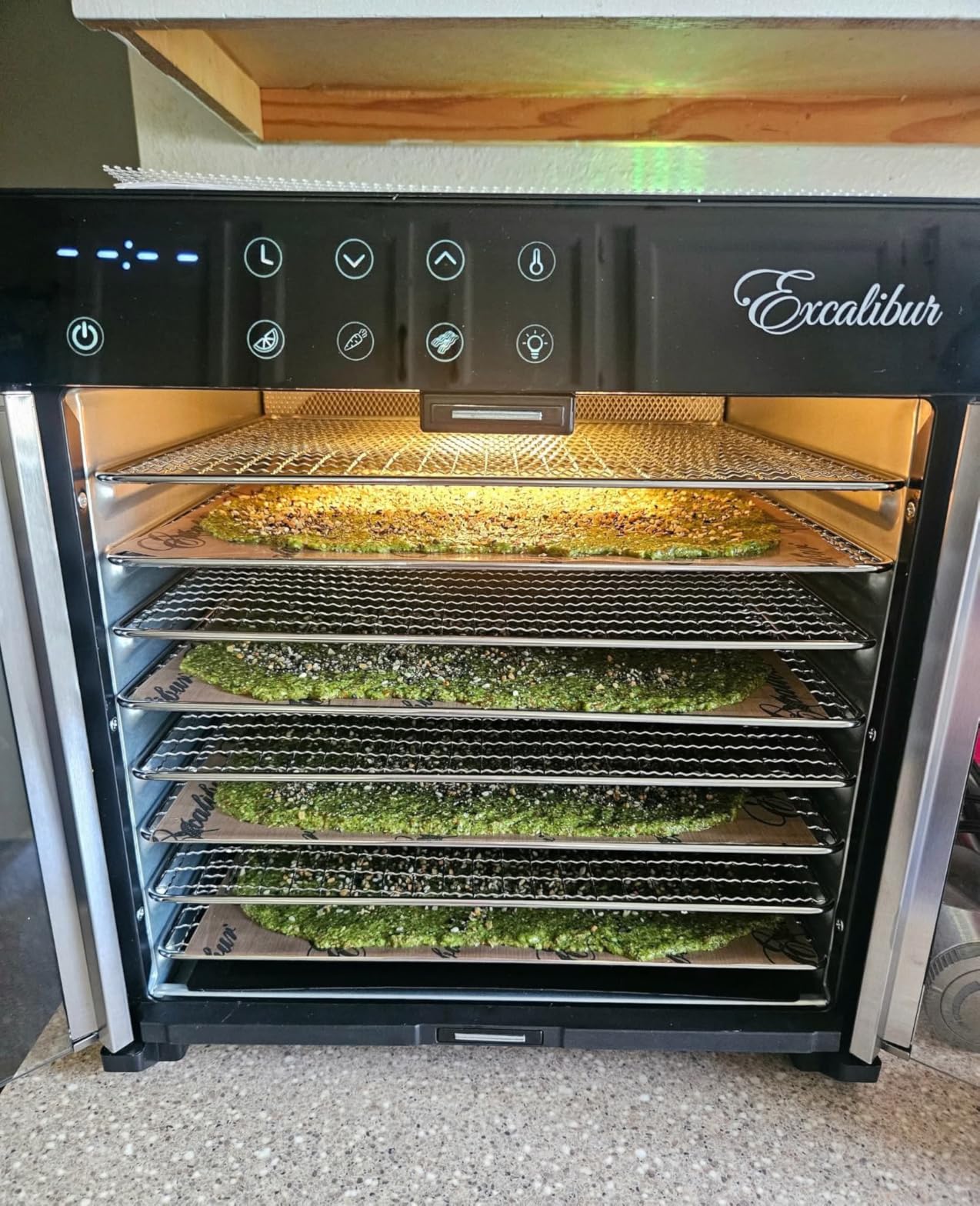 Excalibur Food Dehydrator Select Series for Jerky, Fruit, Vegetables, Herbs, Pet Treats with Adjustable Temperature Control, 8-Tray customer photo 2