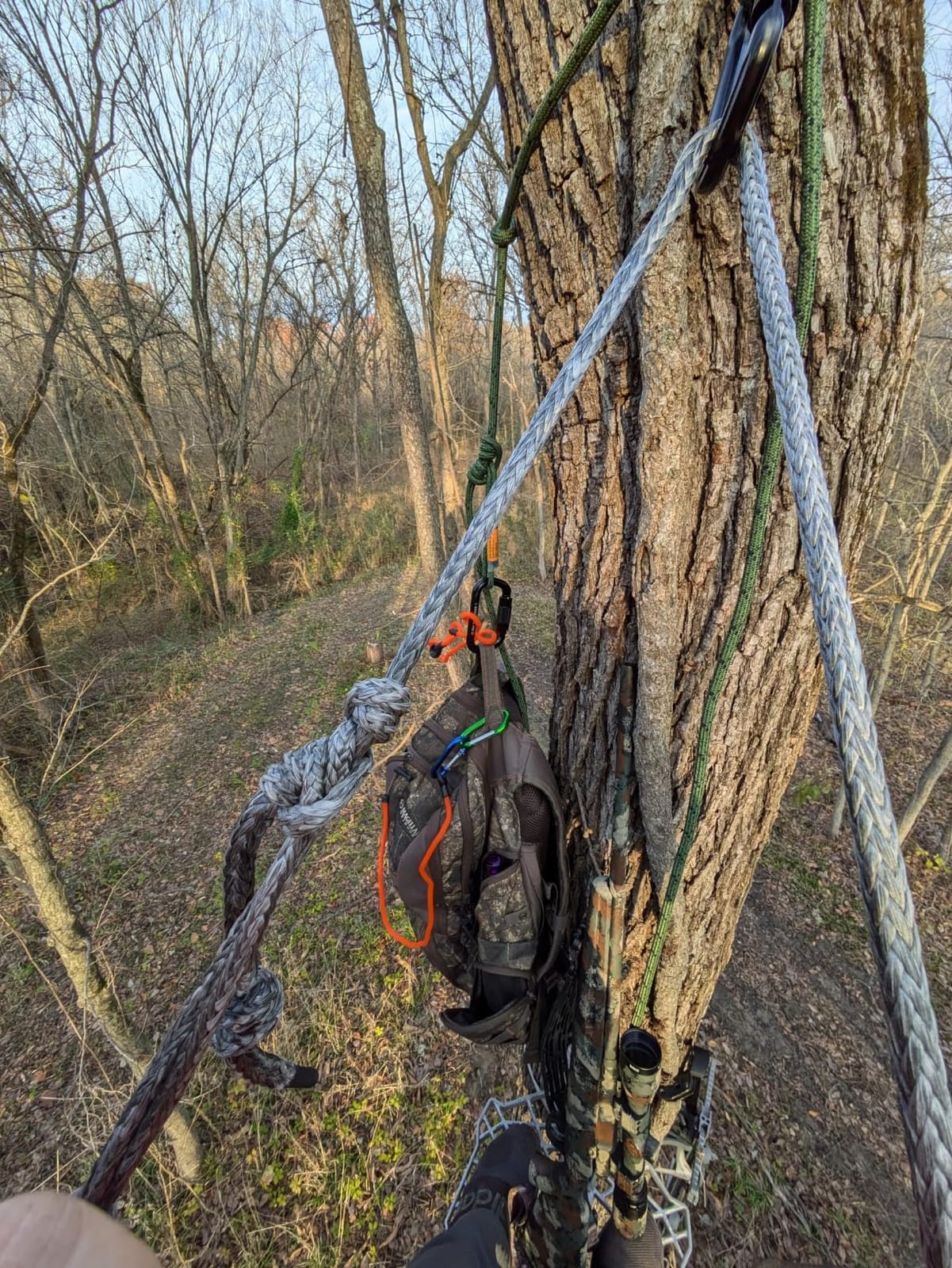 XOP Mutant Lightweight Packable Comfortable Hunting Tree Saddle - Medium customer photo 2