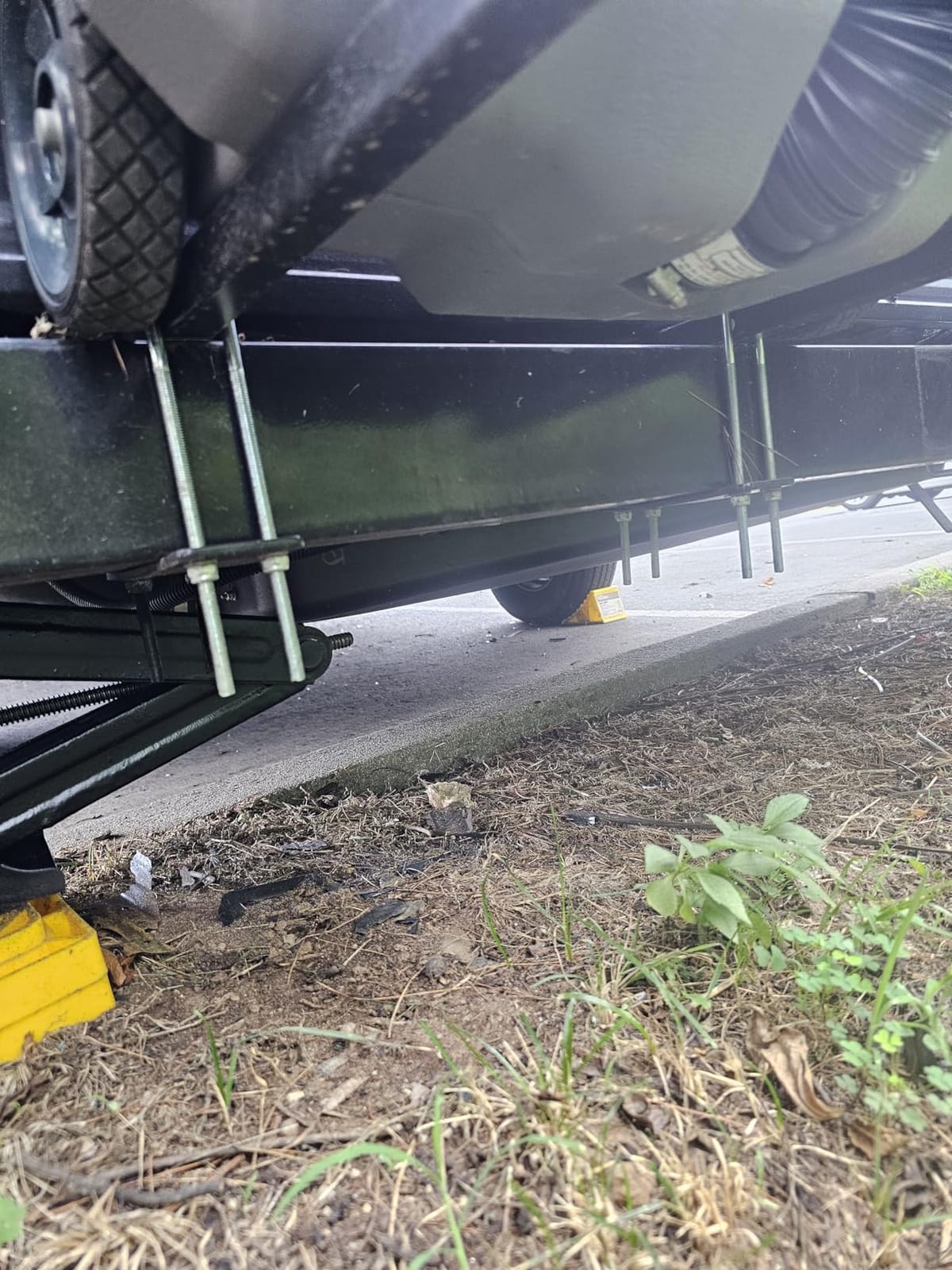 RV Tote Tank Carrier, RV Bumper Mount Tote Tank Holder customer photo 1