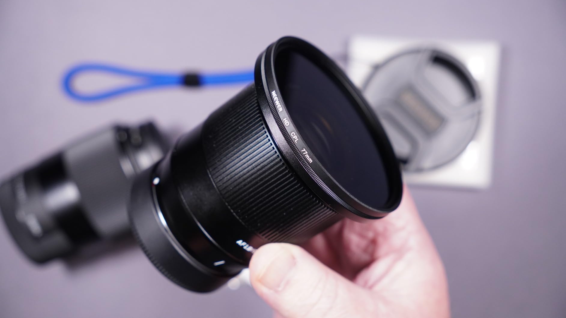 NEEWER 55mm CPL Filter with Lens Cap, Ultra Thin Circular Polarizing Filter, Nano Coating, HD Optical Glass for Camera Lens, Reduces Reflection and Glare Increases Contrast customer photo 2
