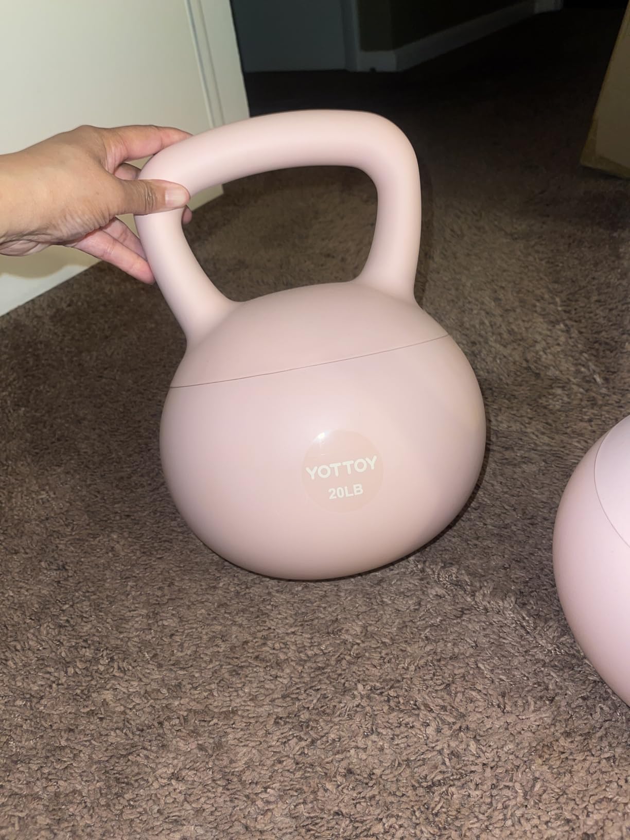 YOTTOY Soft Kettlebell,Kettlebell Anti-Slip Grip Weight for Home Workouts, Kettlebells Set Strength and Safety Guaranteed customer photo 2