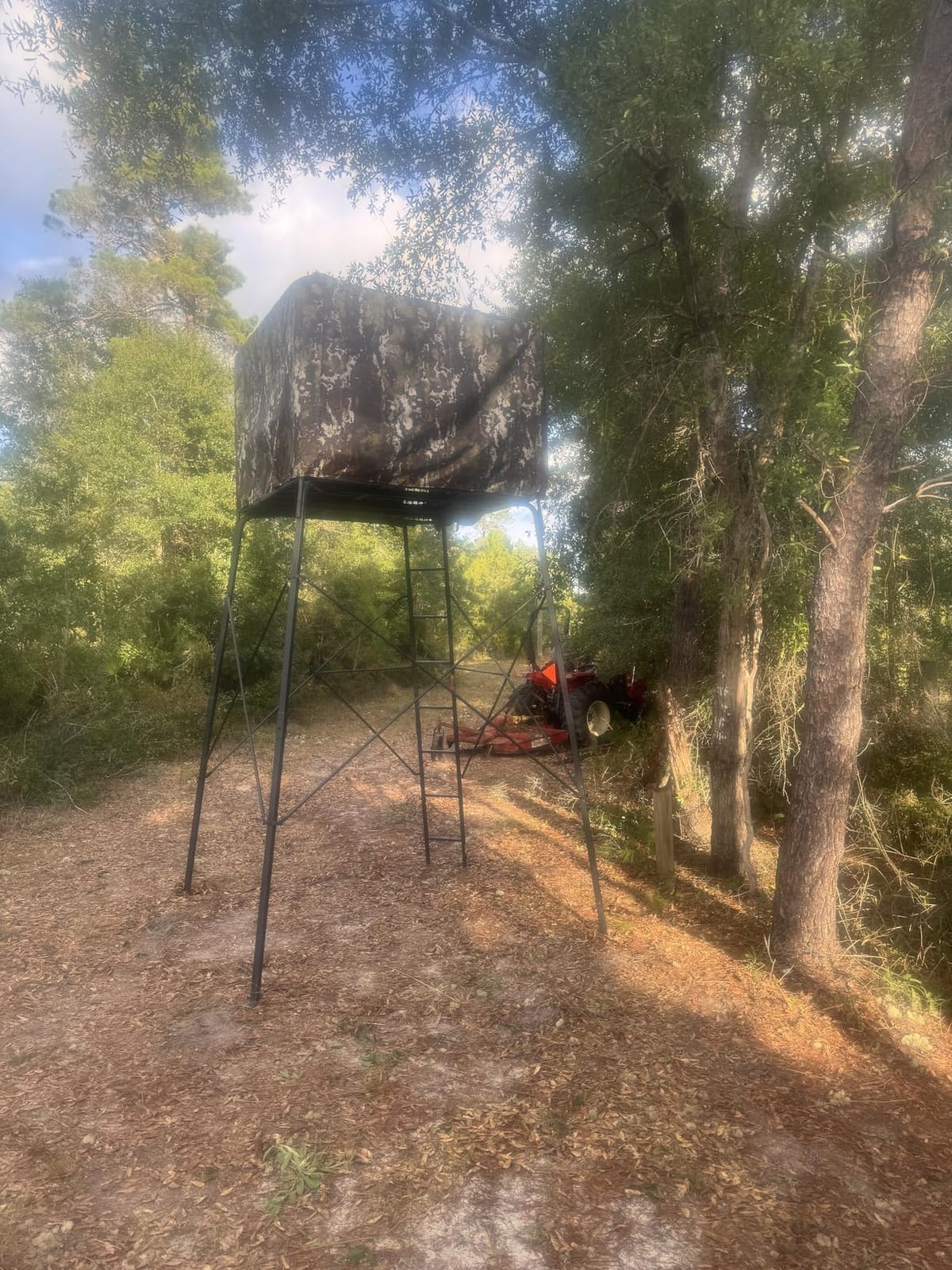Bolderton 12' 2-Man Quad Pod; Tower Platform Includes Ladder and Seats, for Hunting Deer Season customer photo 1