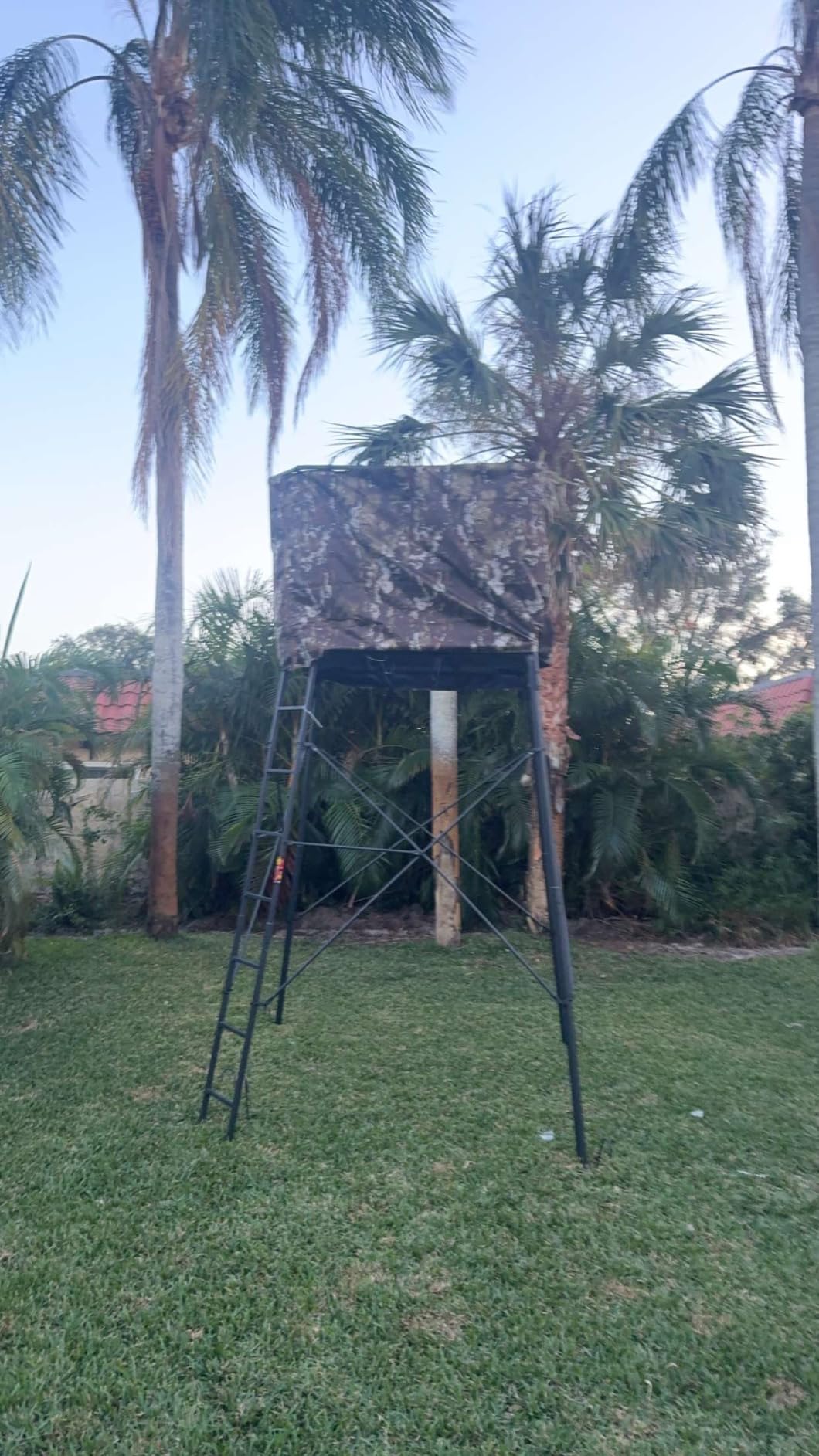 Bolderton 12' 2-Man Quad Pod; Tower Platform Includes Ladder and Seats, for Hunting Deer Season customer photo 2