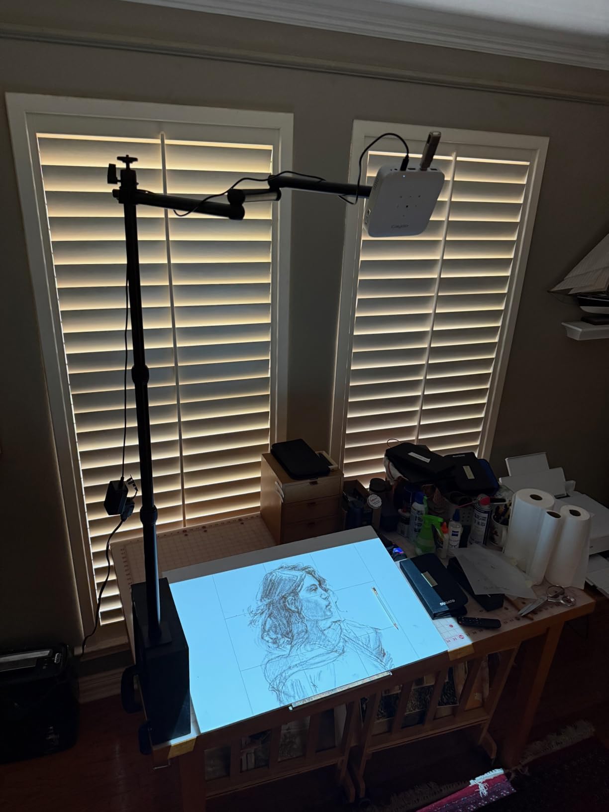 Caydo M1C Art Projector for Artists, Built-in Exclusive Art Drawing App, DLP Technology customer photo 2