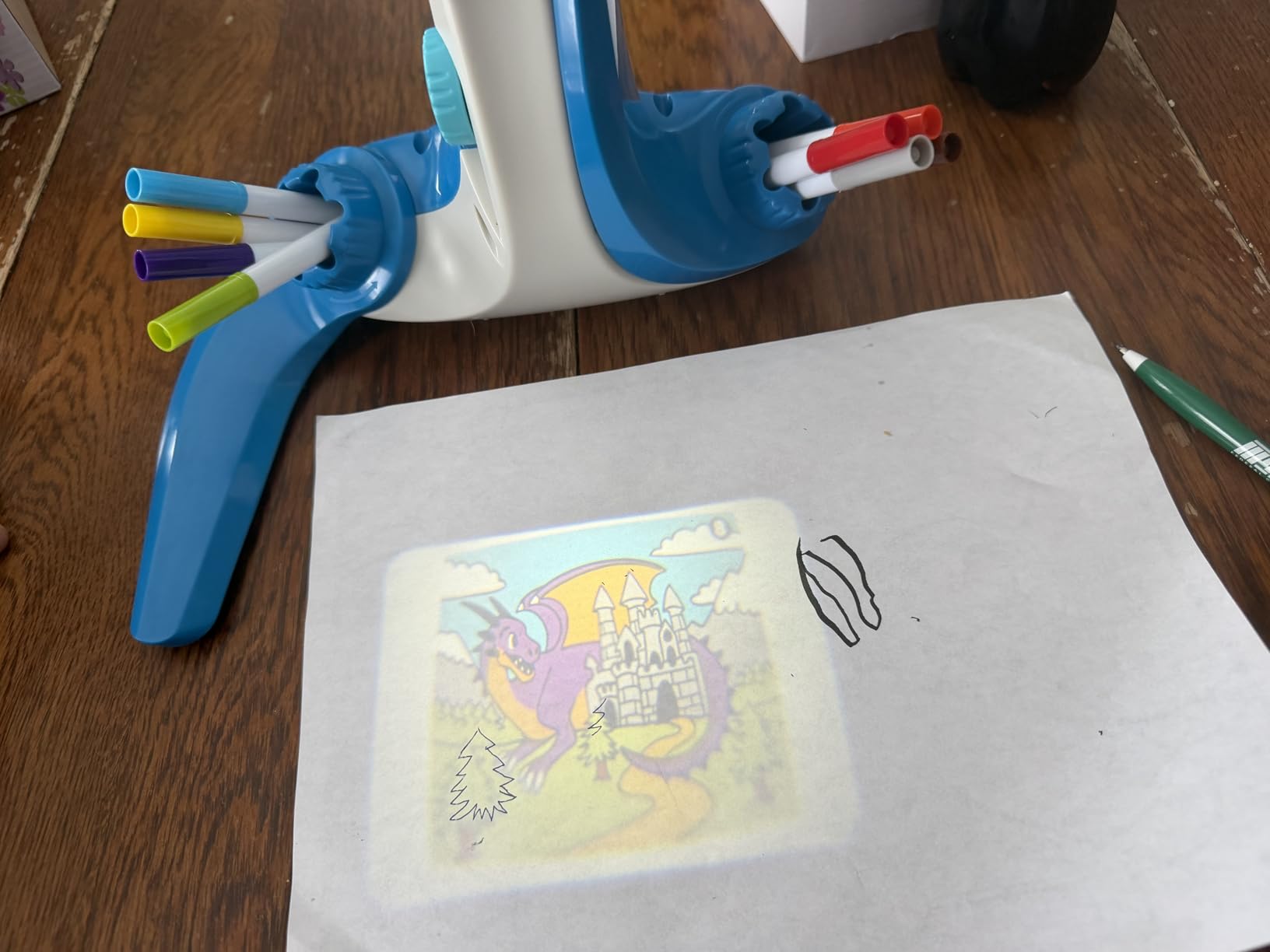 Blue Marble Learn to Draw Projector for Kids with Tracing Images customer photo 2