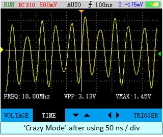HANMATEK HO11 Handheld Digital Oscilloscope - 10MHz Bandwidth, 48MSa/s High-Precision Sampling, 2.8