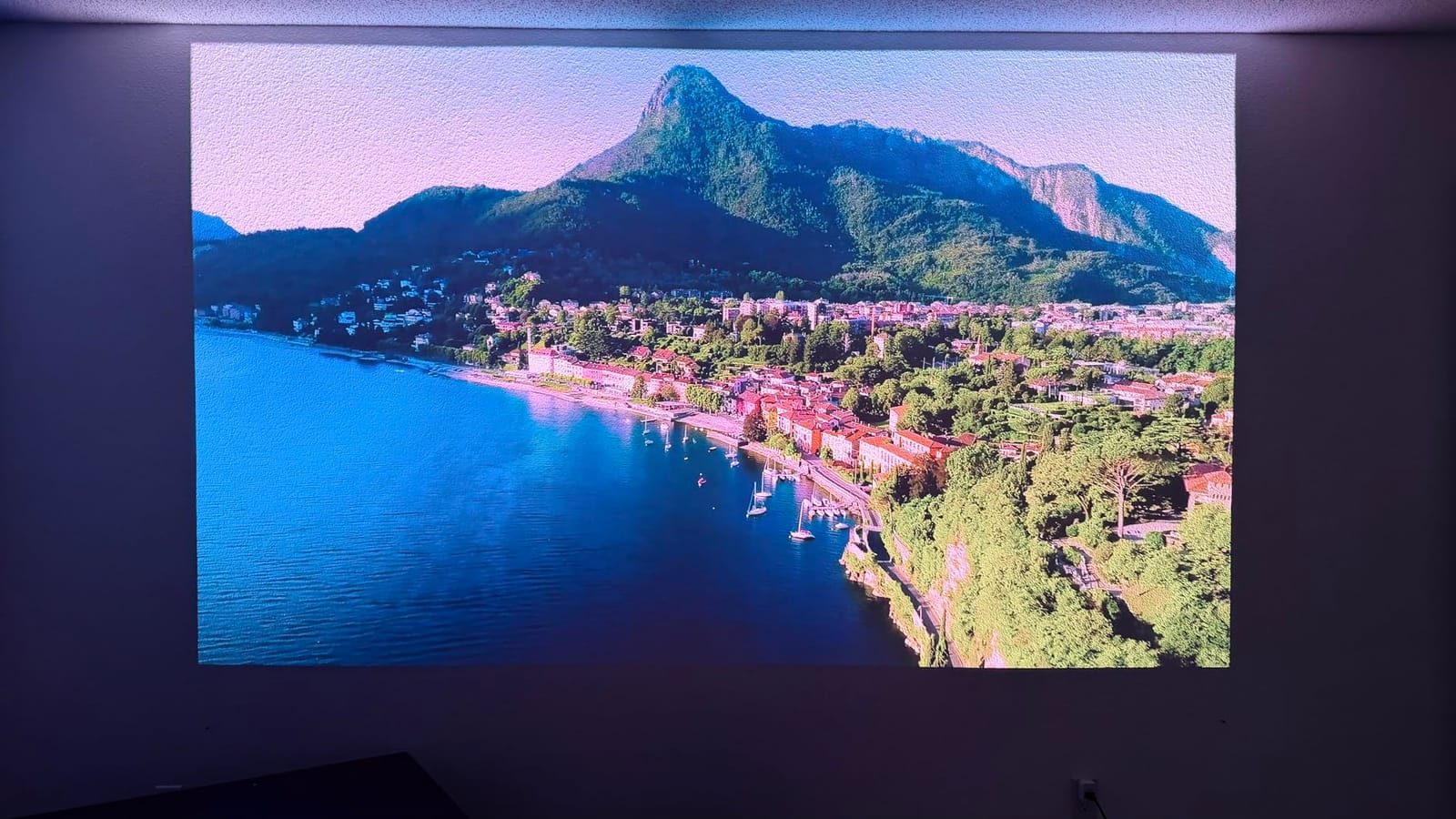 Hisense PL2, Ultra Short Throw Home Theater Laser Projector, 80” – 150”, 4K UHD, 2,700 Lumens, 3000:1 Contrast, Dolby Vision & Atmos, 3D, Google TV, WIFI 6E customer photo 2