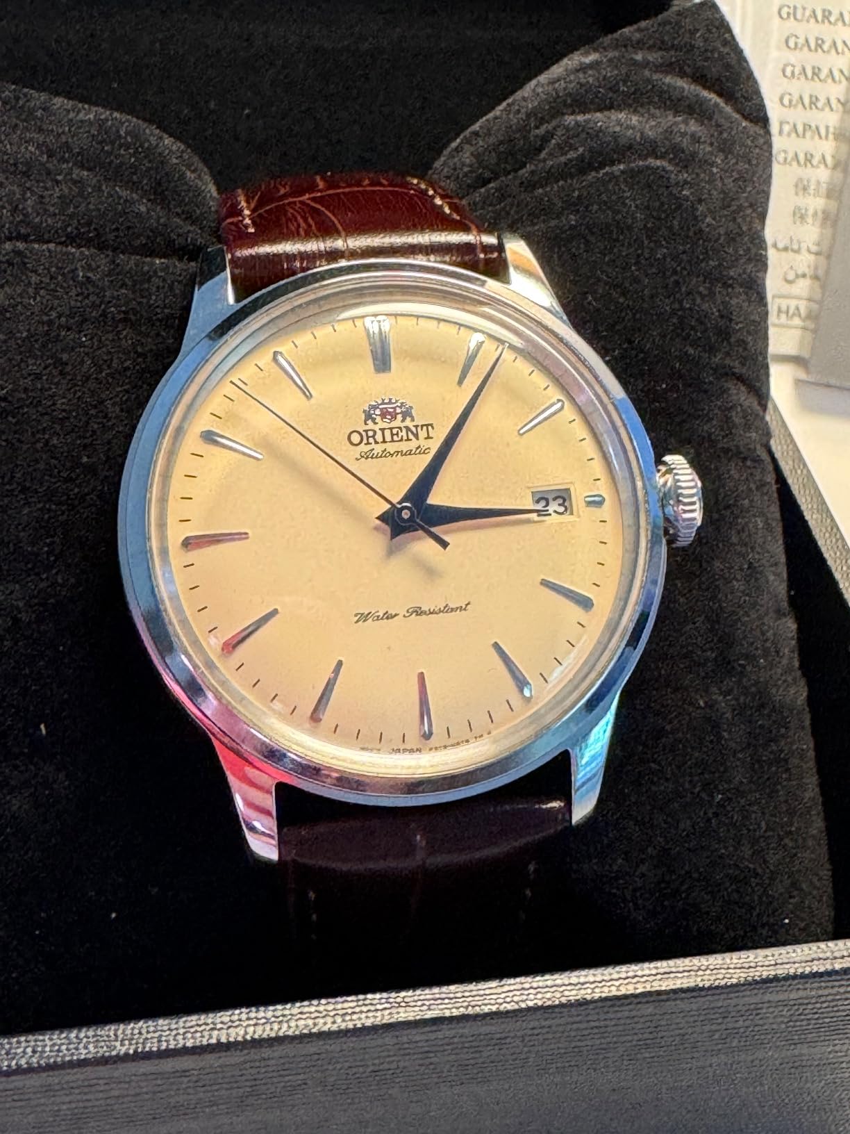 Orient Bambino Version 7 Stainless Steel Unisex Automatic Dress Watch customer photo 1