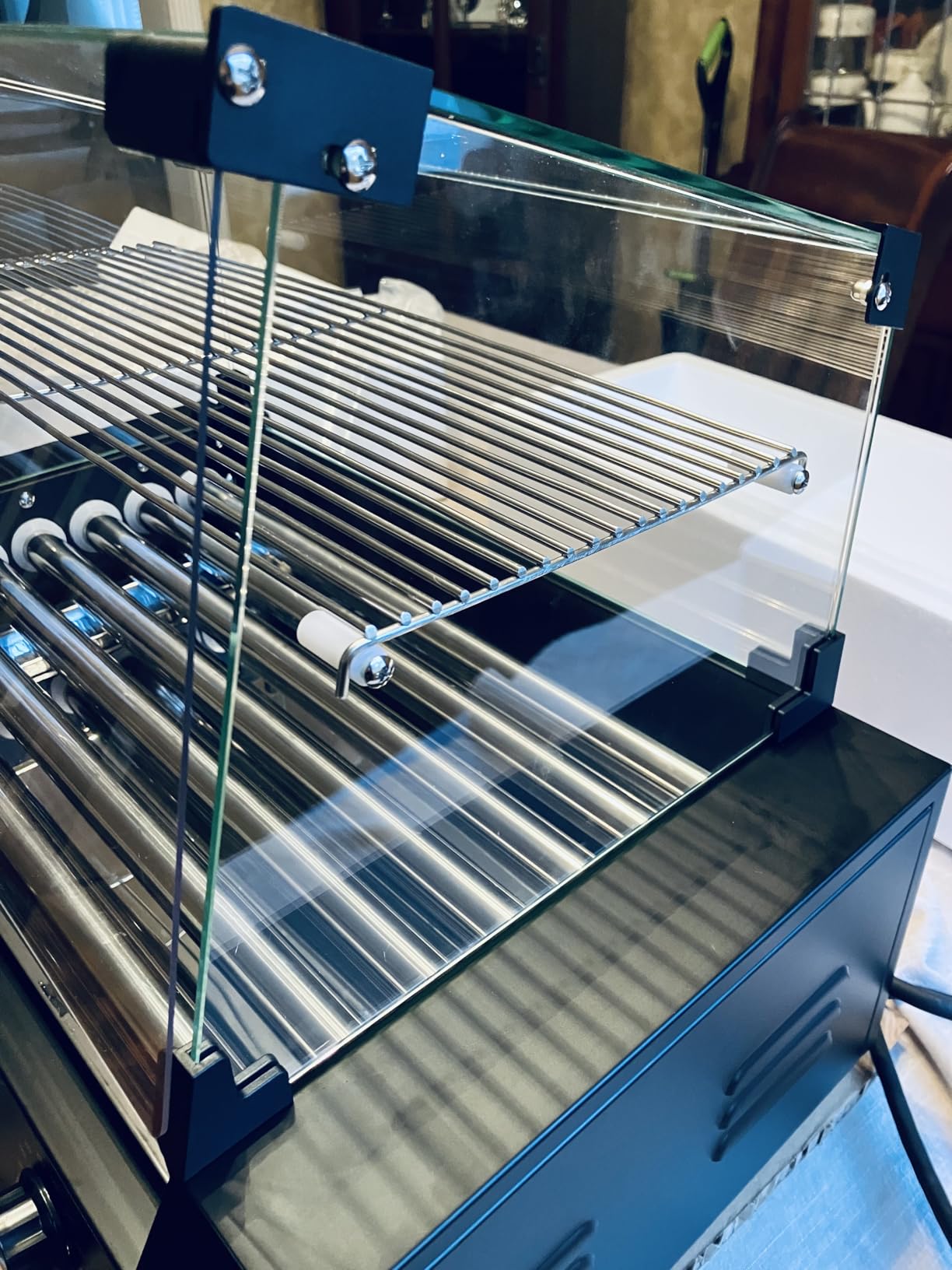 1650W Commercial Hot Dog Rollers Machine,11 Rollers 30 Hotdog Roller Grill customer photo 1