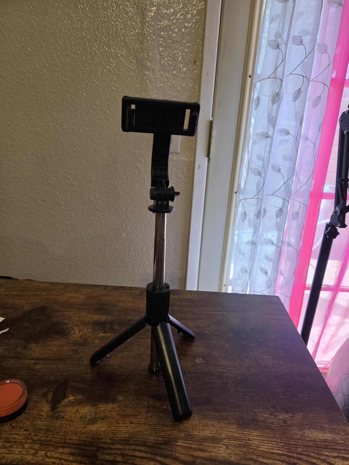 Portable Selfie Stick, 4 in 1 Extendable Phone Tripod Stand with Detachable Wireless Remote & Phone Holder 360° Rotating Mini Travel Tripod Compatible with iPhone 16/15/14/13 Pro/Android/Gopro customer photo 2