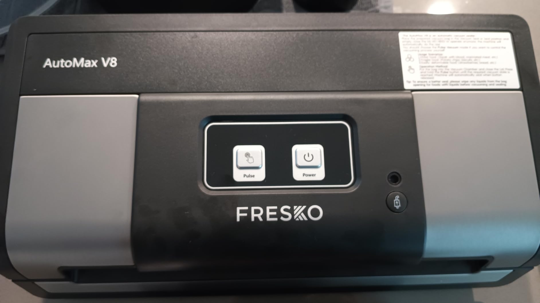 FRESKO Automatic 95Kpa Food Vacuum Sealer Machine, Auto Dry-Wet Detection customer photo 1