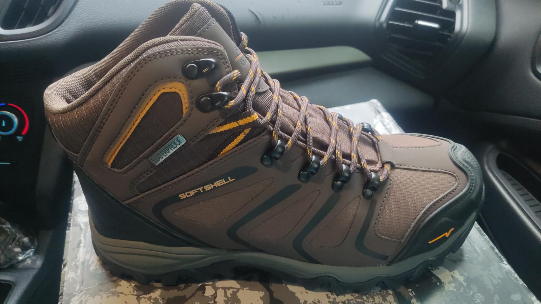 NORTIV 8 Waterproof Steel Toe Work Boots for Men | ASTM Safety Construction Boots Slip-resistant Outsole Comfortable & lightweight design All-day Wear ARMADILLO-STL customer photo 1