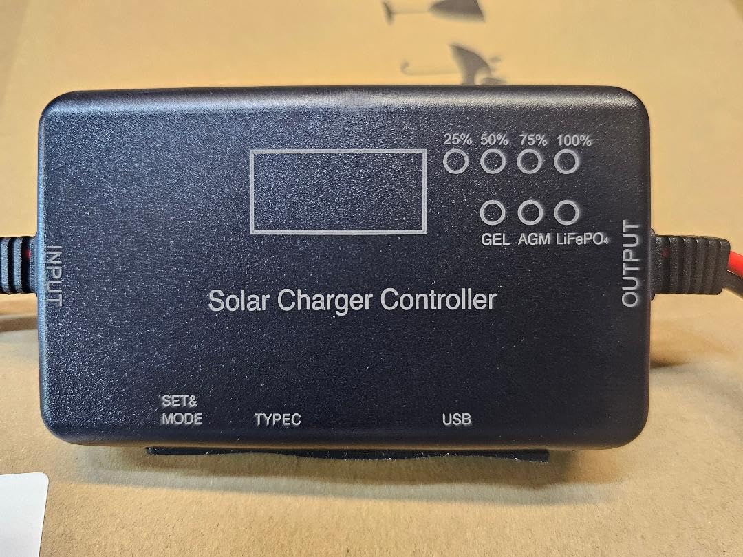 Voltset 100W 12V Solar Panel Kit with 20A Smart Charge Controller | Waterproof, Digital Voltage Display, Smart Safety Protections, for RV Boat Marine Trailer Camper Rooftop Farm Off-Grid customer photo 1