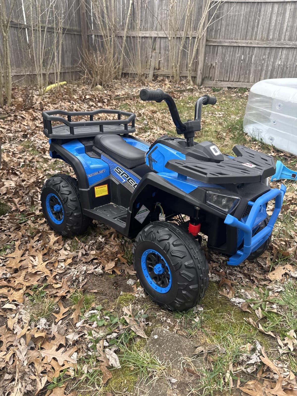 Qaba 12V Kids ATV 4 Wheeler Quad 3.7Mph for Boys Girls Aged 3-5 Years Pink customer photo 2