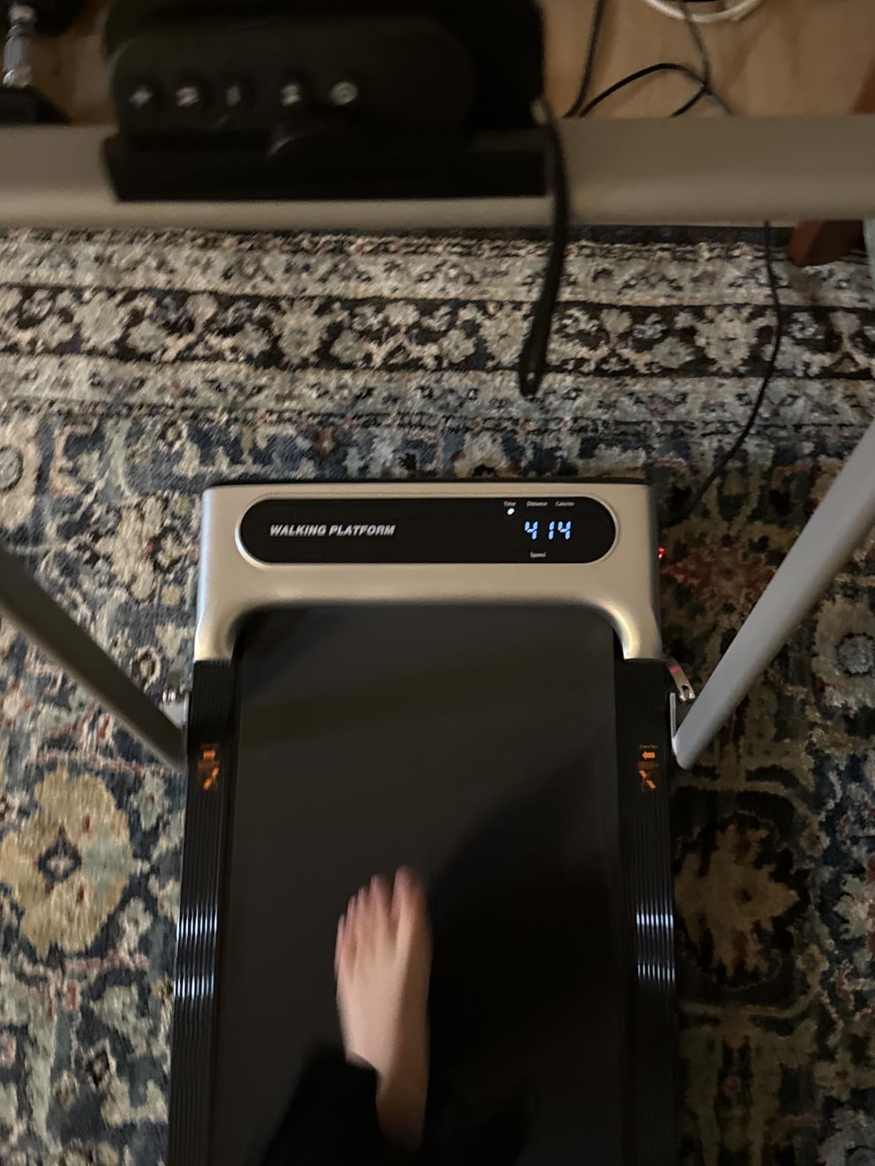Walking Pad Treadmill for Home, Incline Walking Pad with Handle Bar customer photo 2