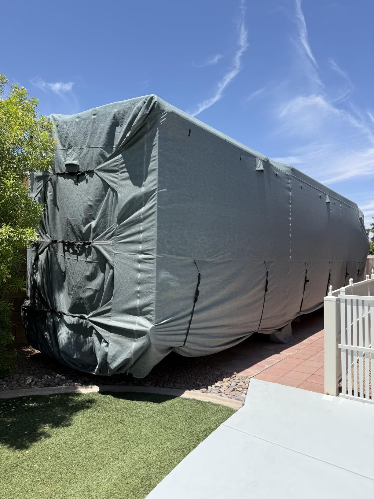 MOFEEZ 5th Wheel RV Cover 41-45ft, 9 Layers Top Fifth Wheel Camper Cover customer photo 1