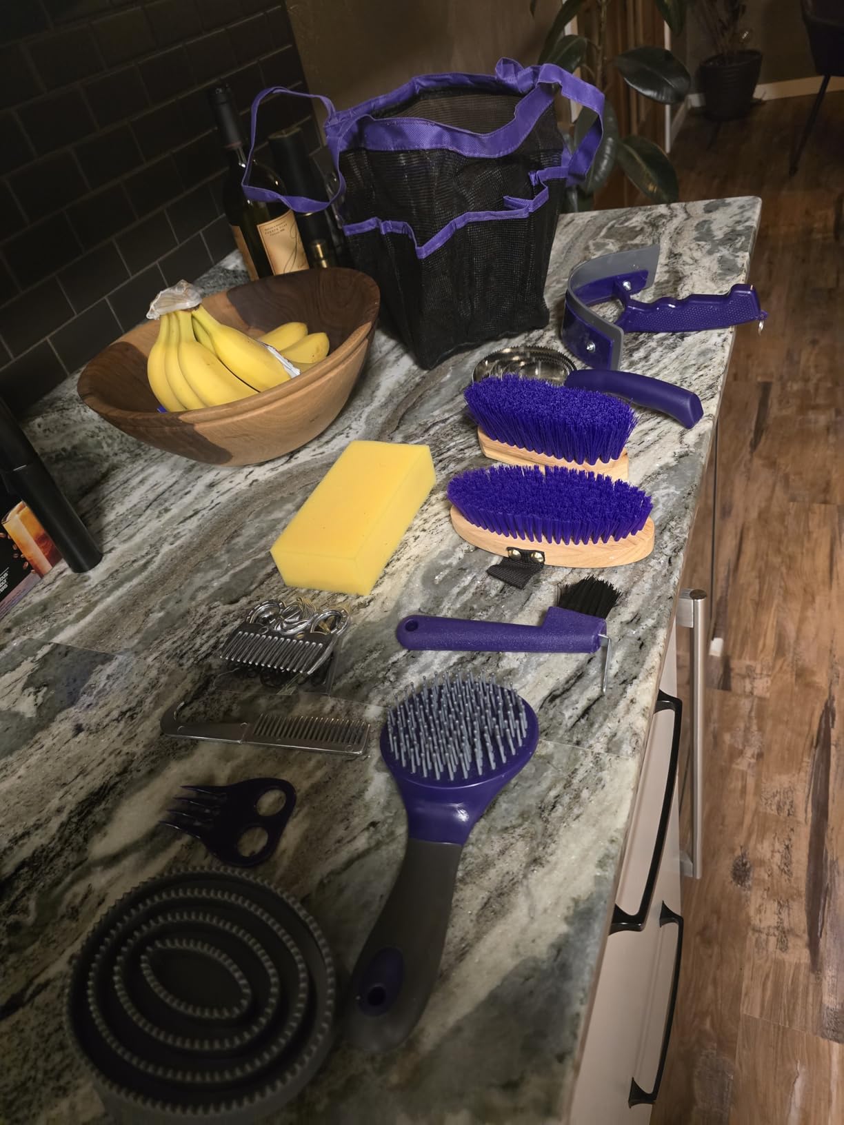Horse Grooming Kit 13 Piece, Horse Brushes for Grooming Supplies Set with Organizer Bag, Horse Brush & Curry Comb for Effective Cleaning, Gift for Horses Riders Beginners customer photo 2