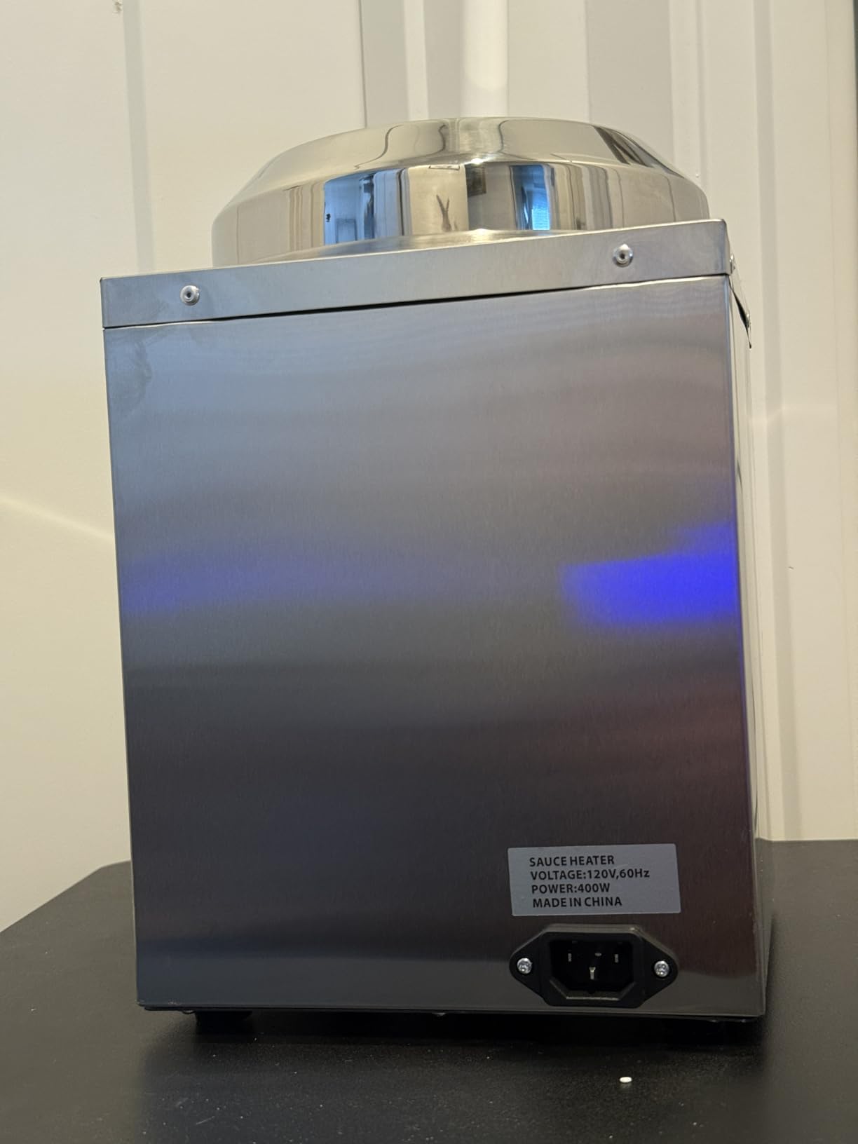 TQS Cafe Hot Fudge Dispenser and Nacho Cheese Warmer with Pump, 2.6 Qt customer photo 1