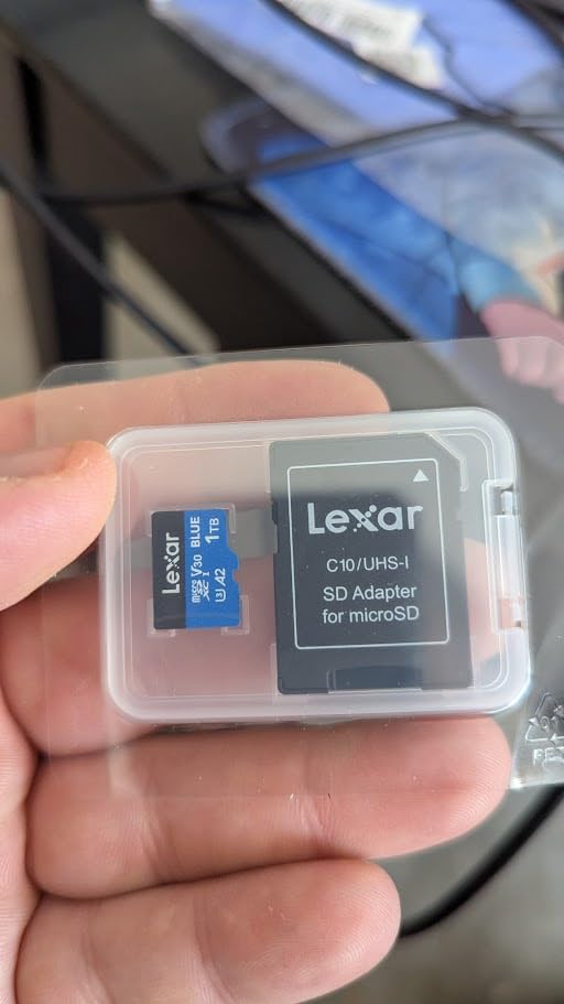 Lexar 256GB Blue Micro SD Card Up to 160MB/s microSDXC UHS-I Memory Card customer photo 2