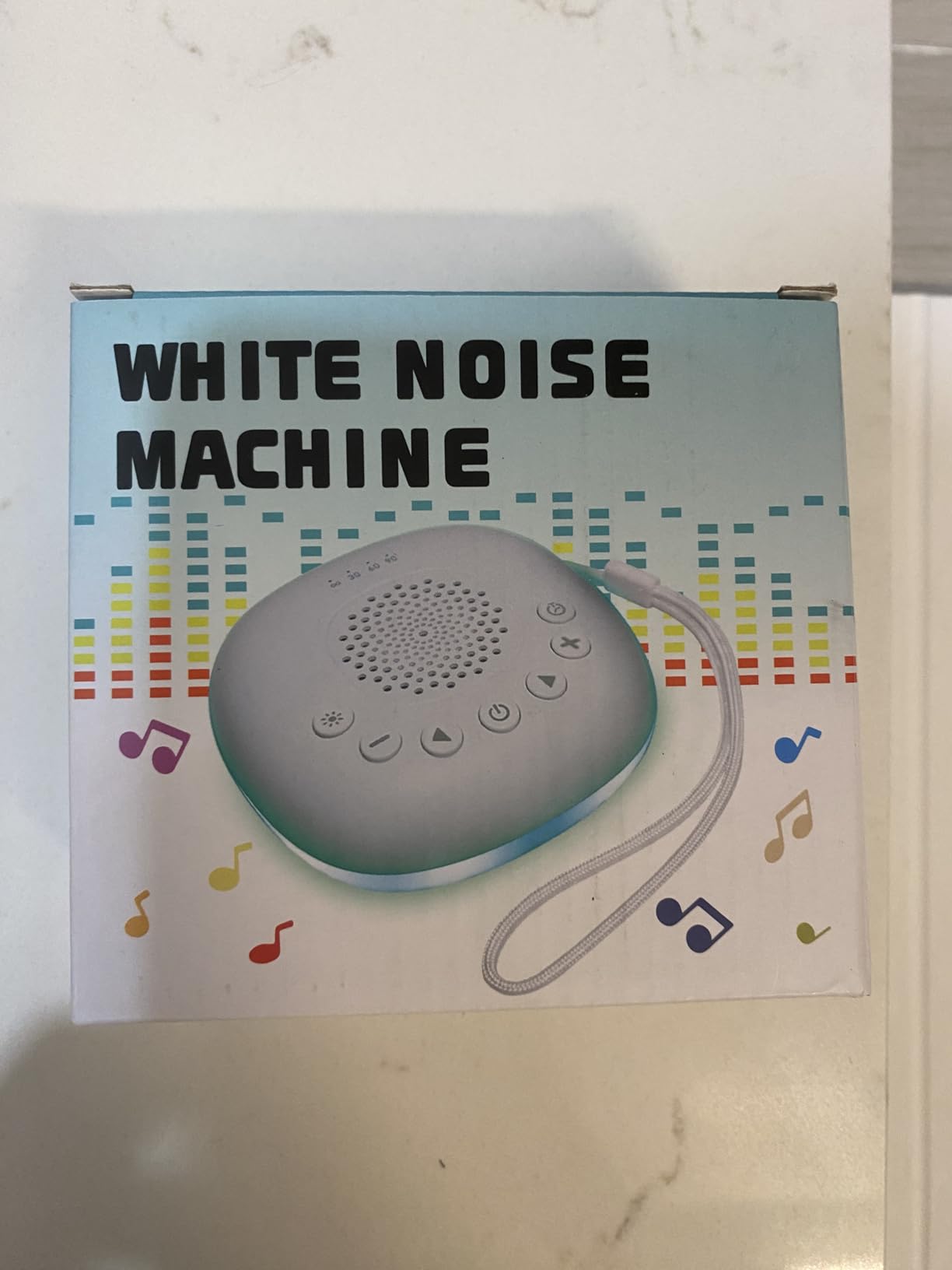 Portable Baby White Noise Machine with Remote & Night Light customer photo 1