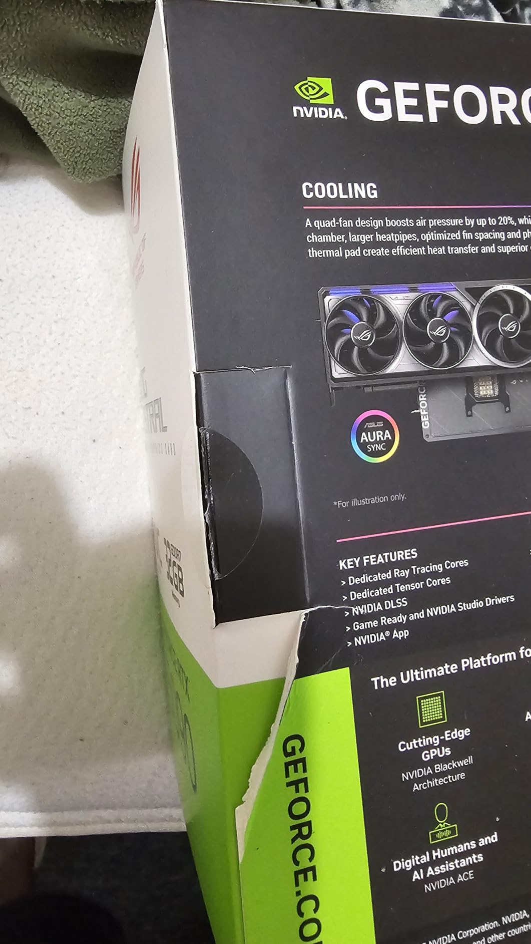 ASUS ROG Astral GeForce RTX 5090 32GB GDDR7 OC Edition Gaming Graphics Card customer photo 1