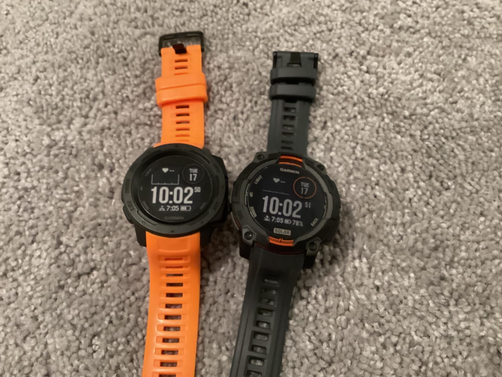 Garmin Instinct 3 Solar, Rugged GPS Smartwatch, 45mm, Black | Solar Charging, Rugged Design, Metal-Reinforced Bezel, 24/7 Health Monitoring, Built-In Flashlight customer photo 2