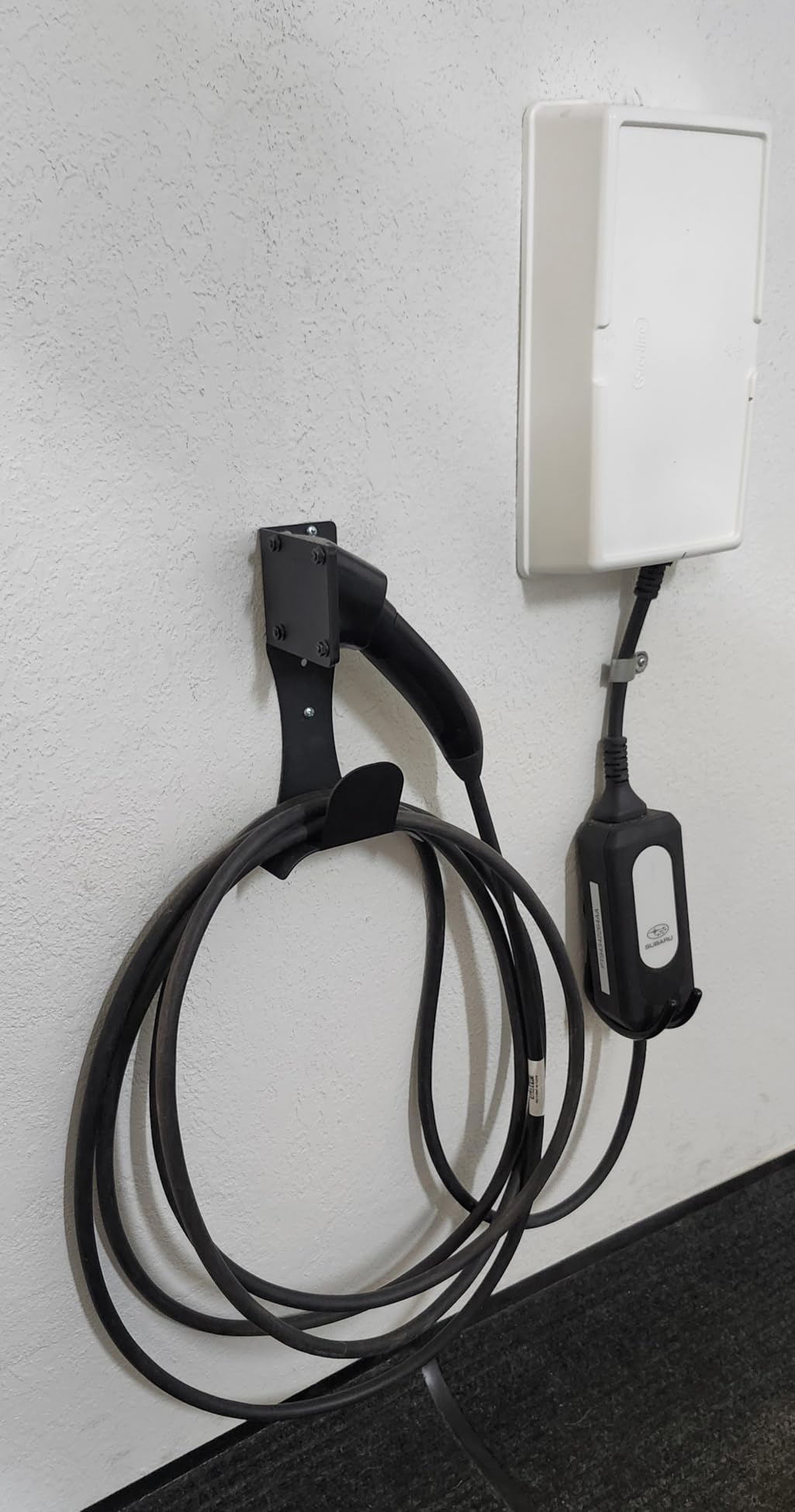 Tesla Charger Cable Holder, Flush-Mount NACS EV Wall Organizer | Space-Saving Low-Profile Wall Mount Keeps Tesla Cables Organized and Protected, Fit Tesla Model 3/Y/S/X and NACS J3400 EVs customer photo 1