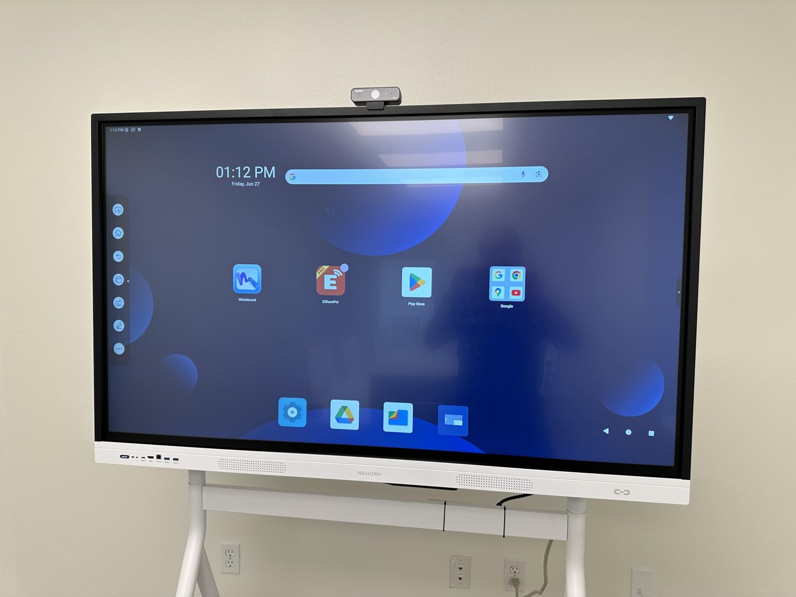 75 Inch 4K Smart Board, Google EDLA-Certified Interactive Whiteboard | Android 14 OS, 50-Point Touch, Wireless Casting,Touchscreen Digital Whiteboard for Classroom Office Home (With Wall Mount) customer photo 2