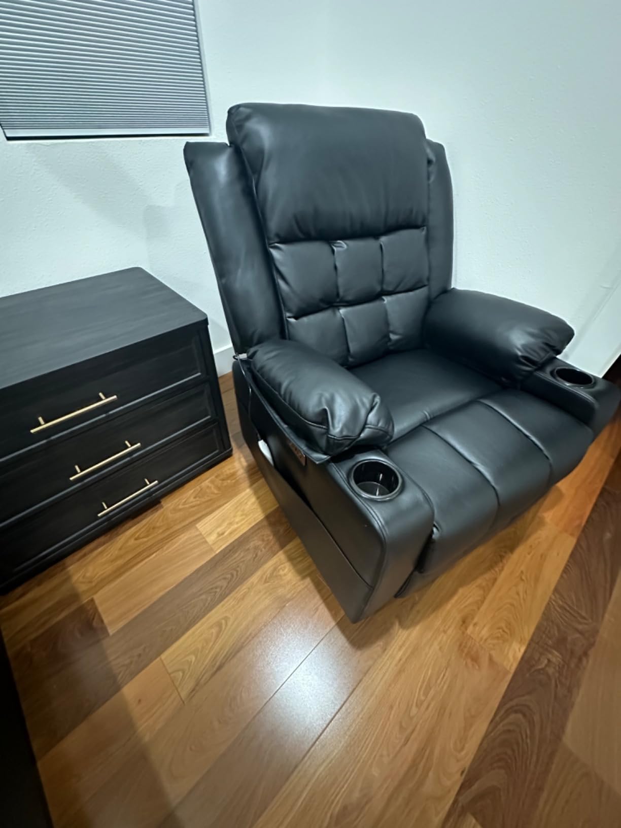 Power Lift Chair Recliners for Elderly with Heat and Massage, Recliner Chairs for Adults, Upgraded Fabric Recliner with USB & Type-C Charge Port, Cup Holders (Grey-O) customer photo 2