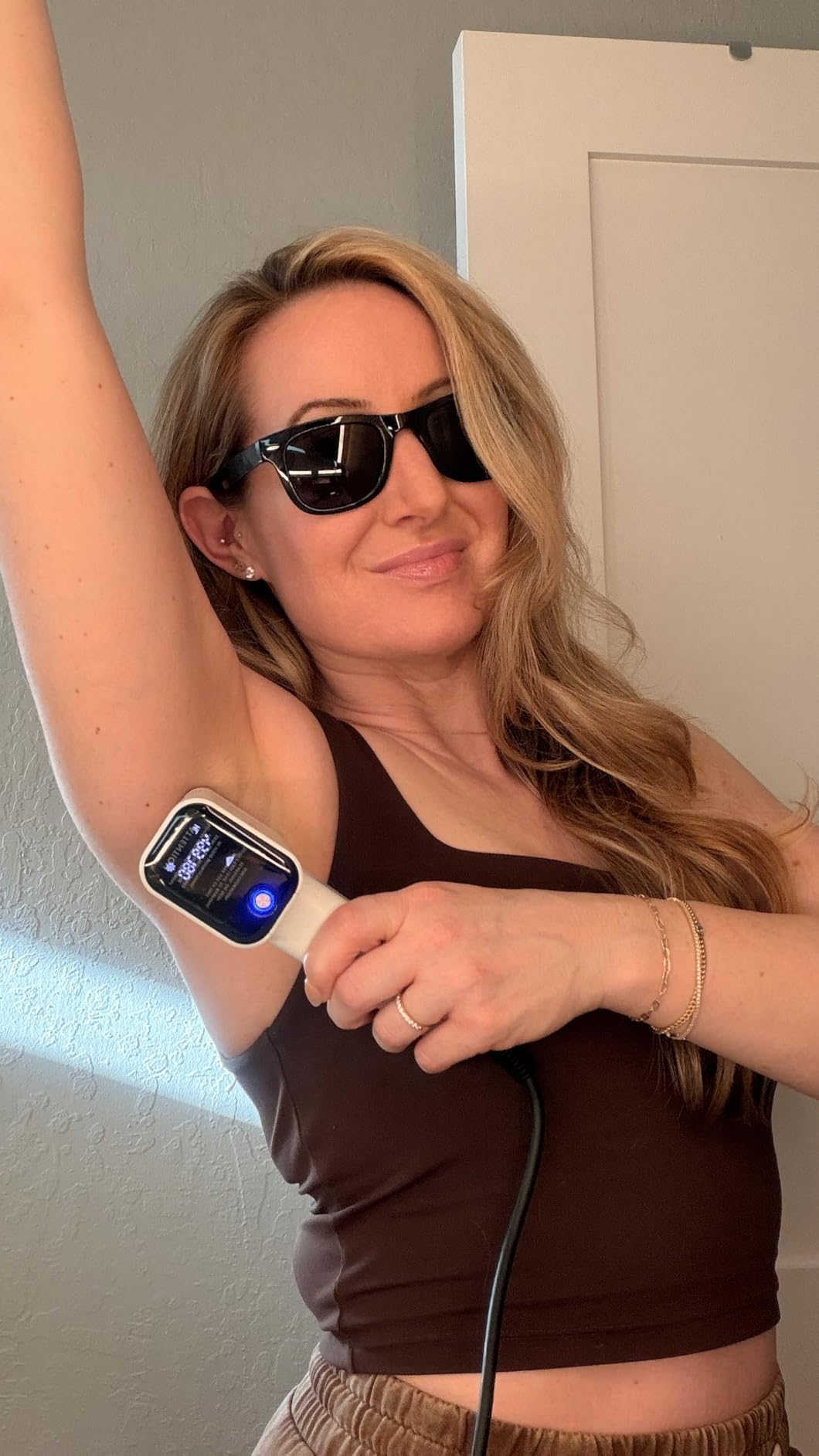 Nood™ Flasher Pro | IPL Laser Hair Removal Device, Forbes Best Product 2026 | Clinical-Grade Permanent Results At Home, CryoSoothe Tech with 5 Power Settings, Pain-Free 10 Min Sessions, Works Everywhere customer photo 2