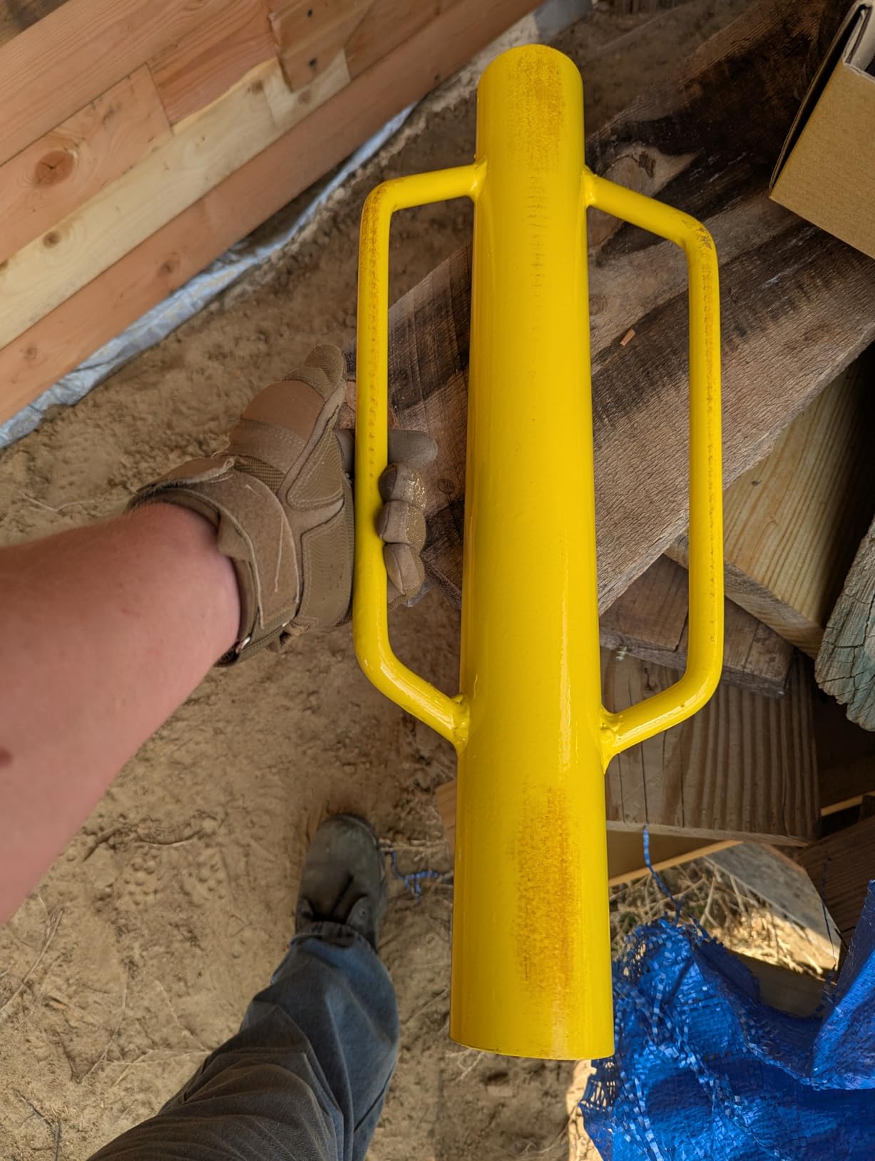 T Post Driver (Industrial Grade Steel - 18.5 Pounds) - 2-3/4