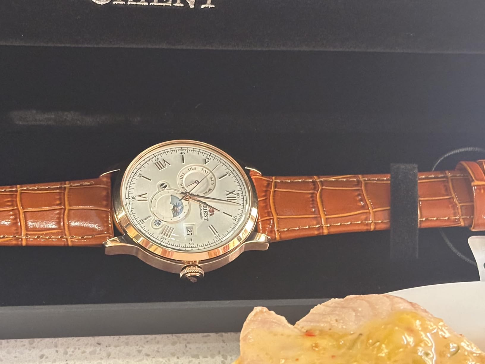 Orient Bambino Version 9 Stainless Steel Automatic Dress Watch with Weekly Calendar customer photo 1