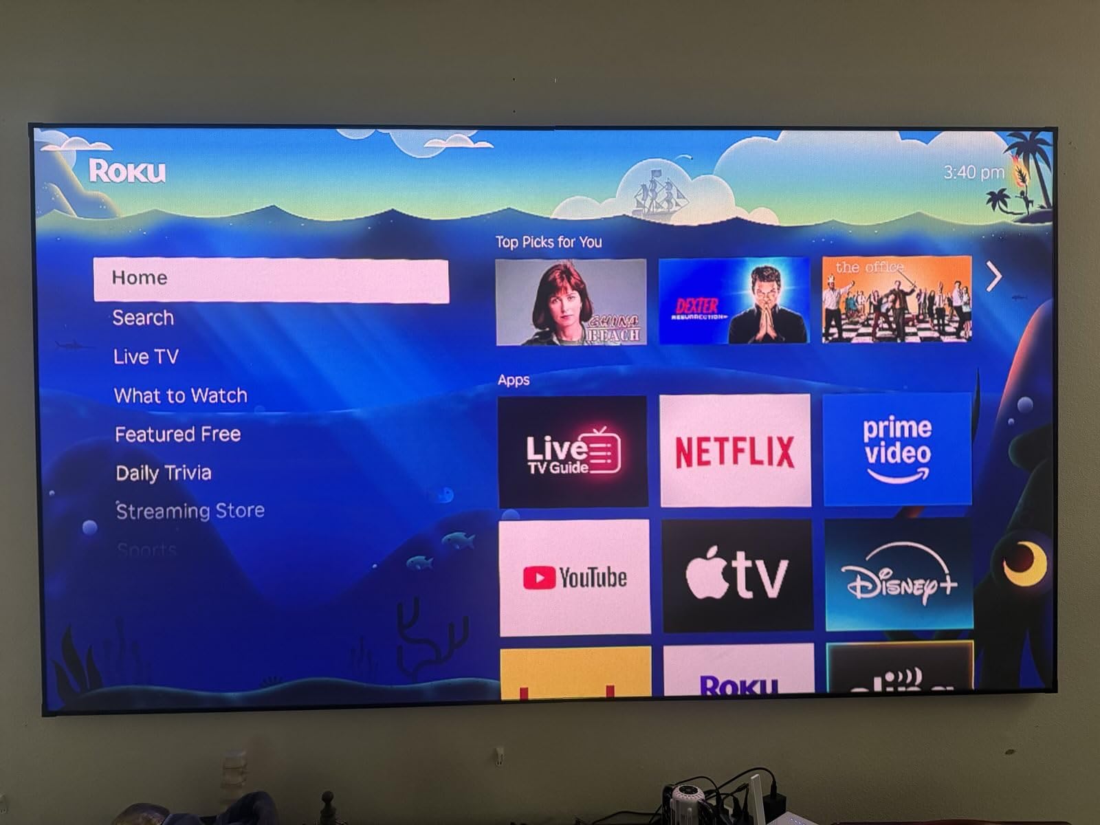 Optoma ML1080UST 1080p Photon Go Ultra Short Throw Full HD LED Triple Laser DLP Google TV Smart Projector customer photo 2