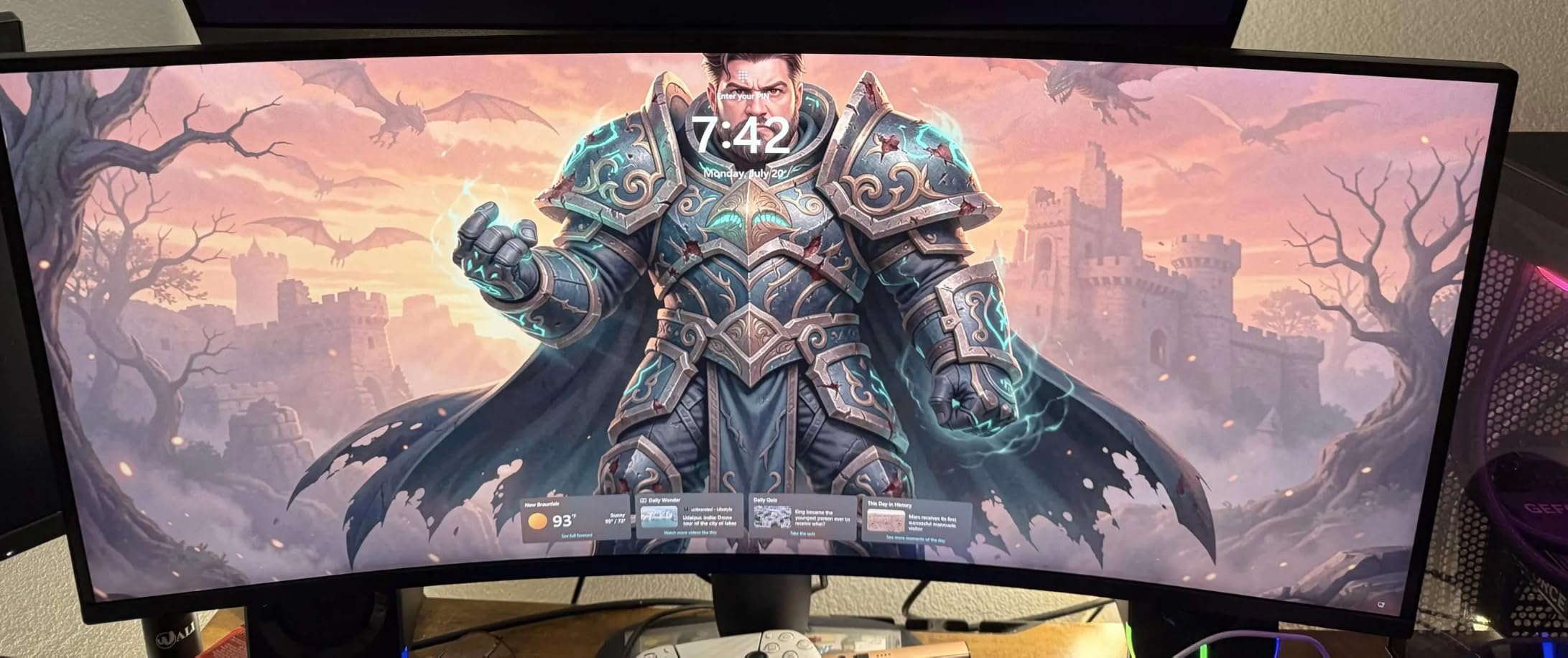 Alienware 34 Curved Gaming Monitor – AW3425DWM - 34-inch WQHD 180Hz 1ms Display, 1500R, AMD FreeSync Premium, VESA AdaptiveSync. customer photo 1