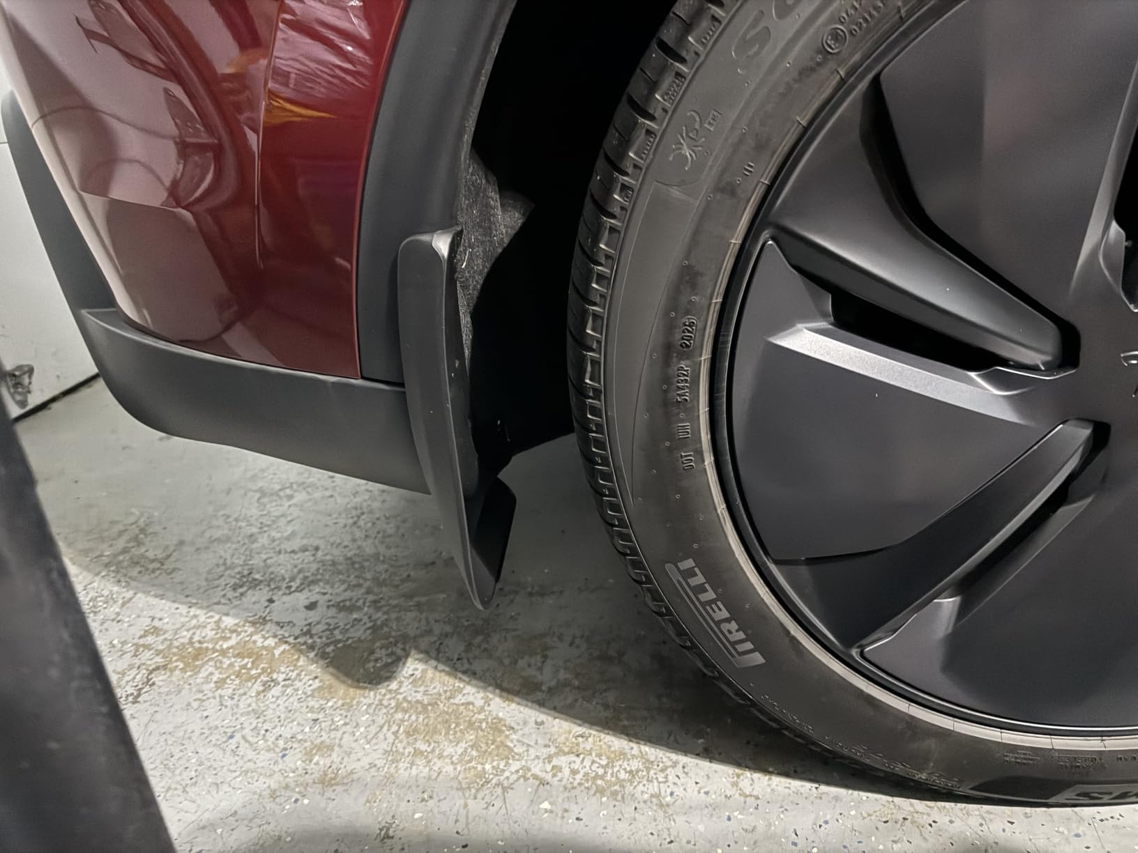 REEVAA Tesla Model Y Juniper 2025-2026 Mud Flaps Accessories, Set of 4 | All-Weather Paint Protection, OEM-Style Fit, No-Drill Installation, Low-Drag Profile, Safe Ground Clearance, Flexible Design customer photo 2