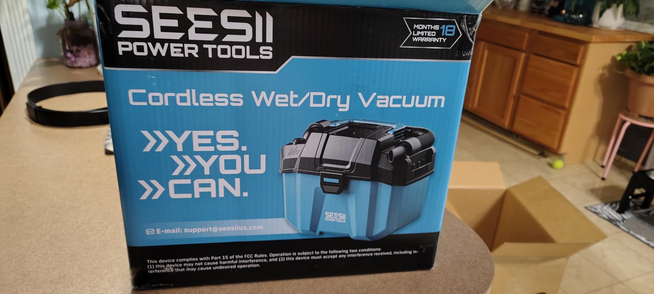 Seesii Cordless Wet Dry Shop Vac, 2 x 4.0Ah Rechargeable Batteries customer photo 1