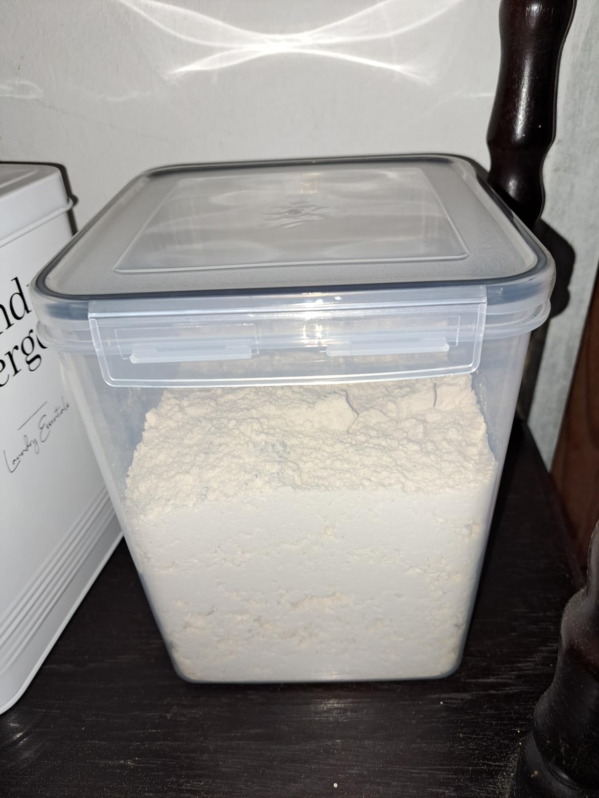 ComSaf Airtight Rice Storage Container with Lid 10Qt 2Pack, Large Capacity customer photo 2