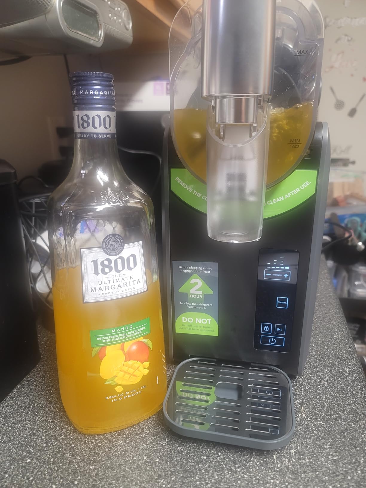 Slushie Machine, No Ice Needed, S1.2 INOVIVA Slushy Machine for Home with Self-Cleaning Function, Professional Frozen Drink Maker, 5 Preset Programs, Frozen Margaritas, Frappés, Milkshake, and More customer photo 1