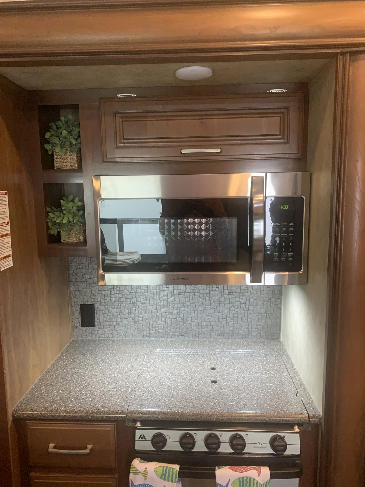 Furrion 2022007898 Over-The-Range Convection RV Microwave Oven - 1.5 cu. ft., Stainless Steel customer photo 2