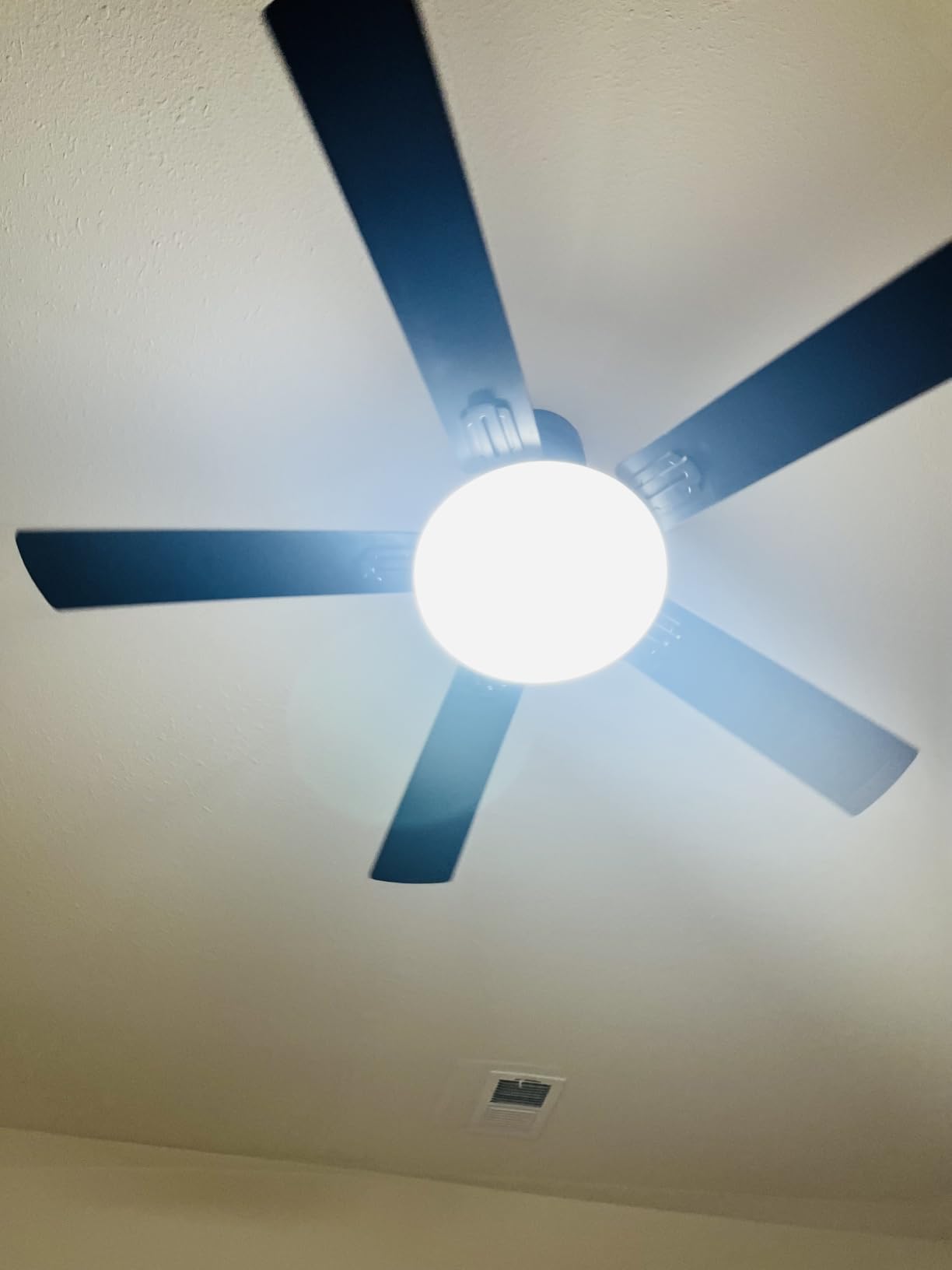 Passky 52 Inch Black Sleek Ceiling Fans with Lights, Remote Control | 3-color dimmable light, quiet reversible DC motor, easy install, memory, Timer, APP, bedroom, covered outdoor areas customer photo 1