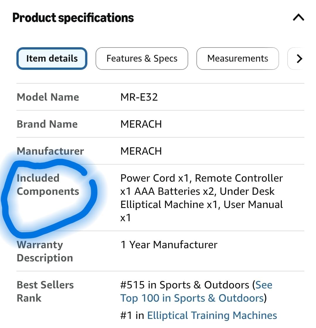 MERACH Under Desk Elliptical, Leg Exerciser While Sitting for Seniors customer photo 2