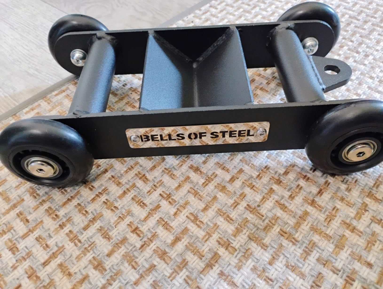 Glute Ham Glider [Bells of Steel] Home Gym Multi-Function Ab Glute Machine, Heavy Duty Ab Glider Machine for Hamstring Curl, Abdominal and Leg Workouts, Single Foot customer photo 2
