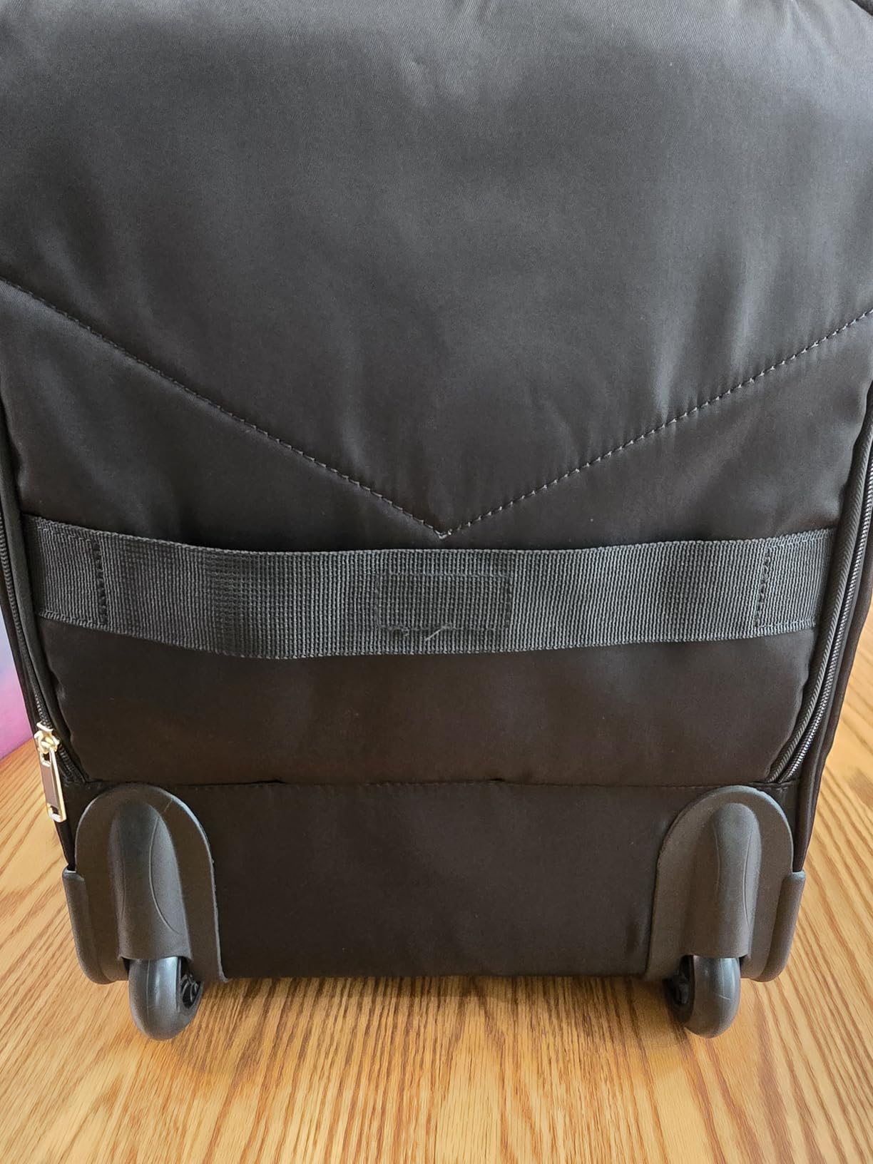 Rolling Backpack for Women, Large Travel Backpack with Wheels | 15.6 Inch Laptop Wheeled Roller Bag Suitcase Carry on Flight Approved for Work Business Weekender (Beige,M Underseat Size) customer photo 1