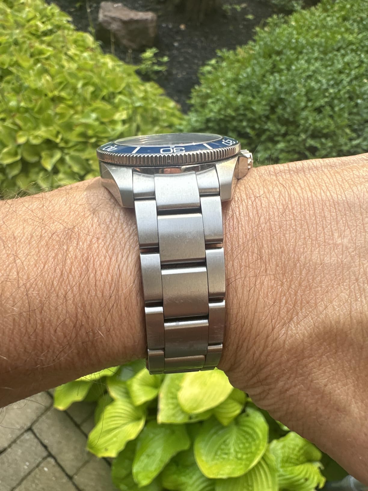 Certina, Mens, DS Action Gent, 40.5, mm, Titanium, Automatic, Powermatic 80, Nivachron, Date, Watch, Blue, Titanium, C0484074404100 customer photo 2