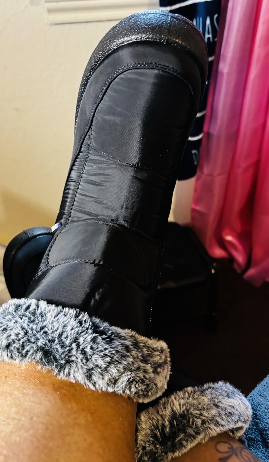 SHIBEVER Women's Winter Snow Boots: Waterproof Fur-Lined Ankle Booties | All-Day Warmth Anti-Slip Comfortable Outdoor Walking Boots with Side Zipper for Cold Weather customer photo 2