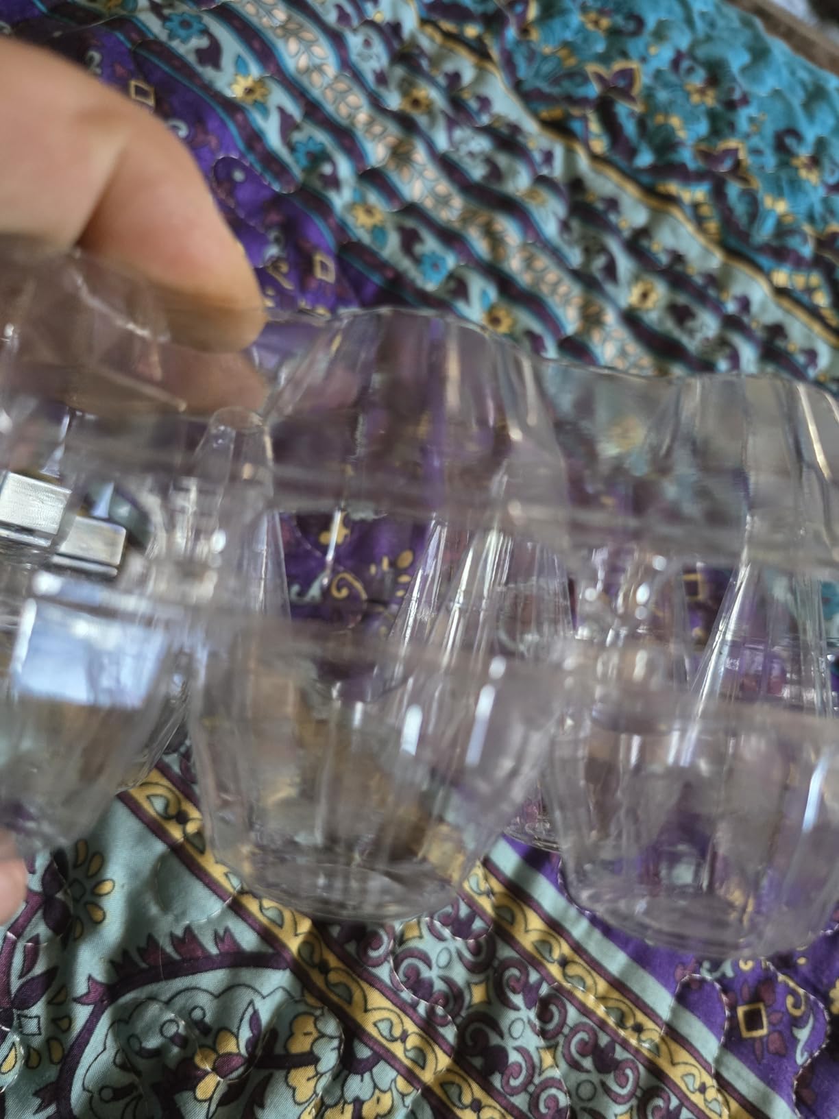 100 Pack Clear Plastic Egg Cartons, Reusable Stackable Egg Containers for Farm, Market & Fridge Storage, 3×4 Grid customer photo 2